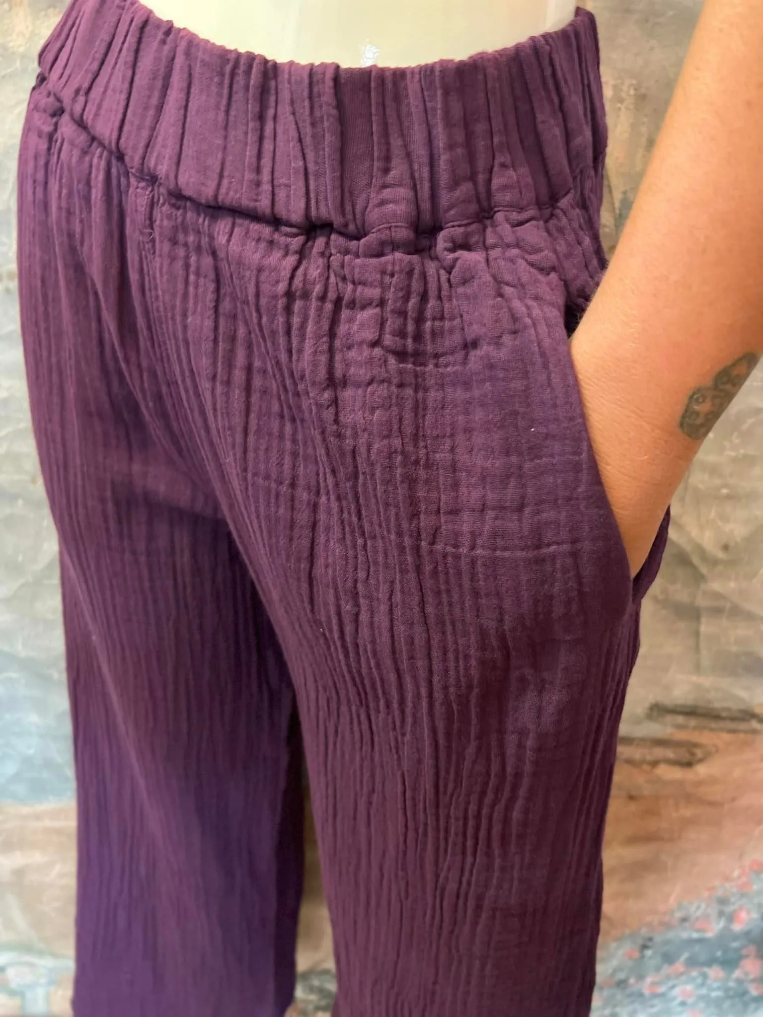 772 Reyana Pant-Eggplant