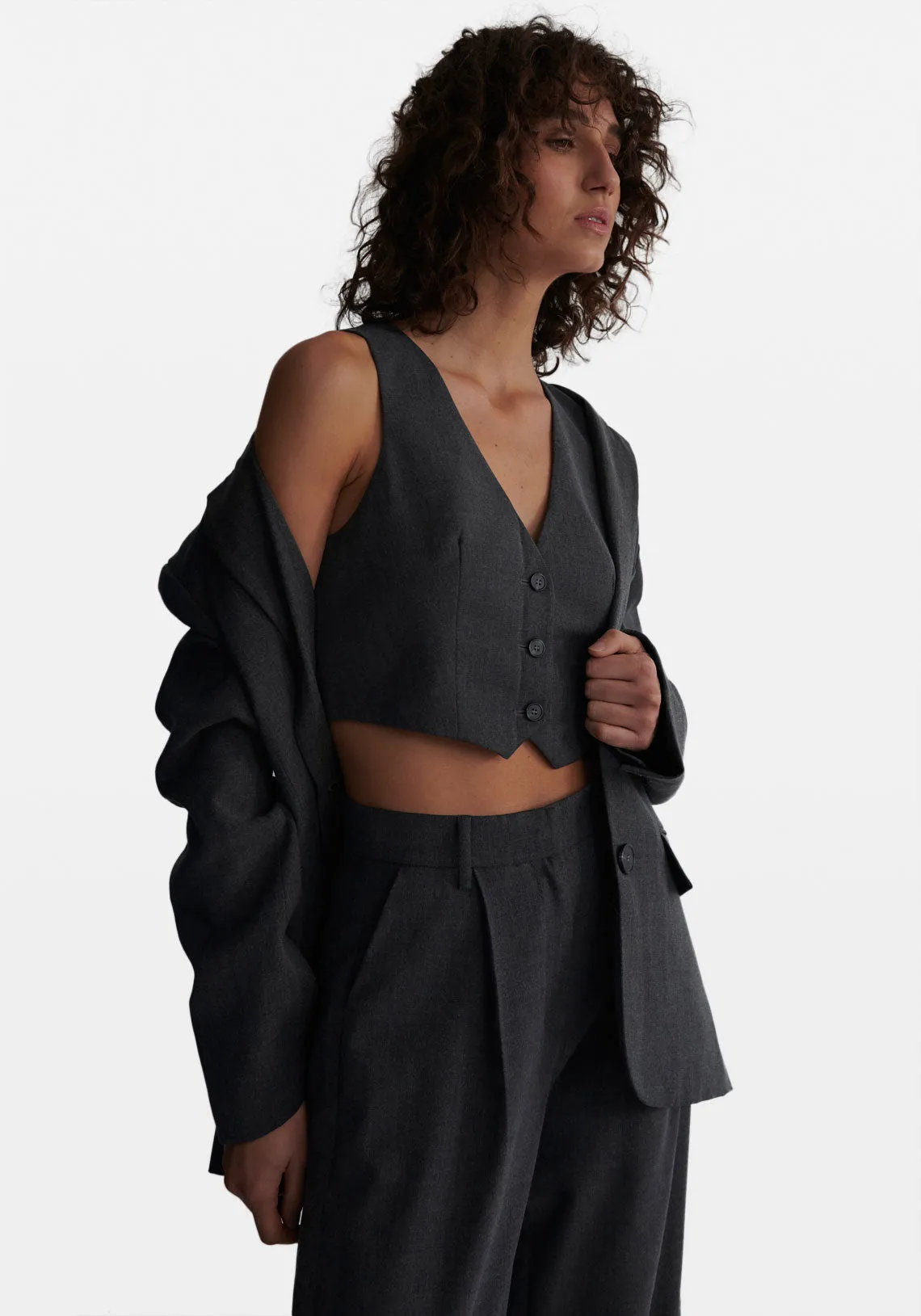 BELLA VEST GREY