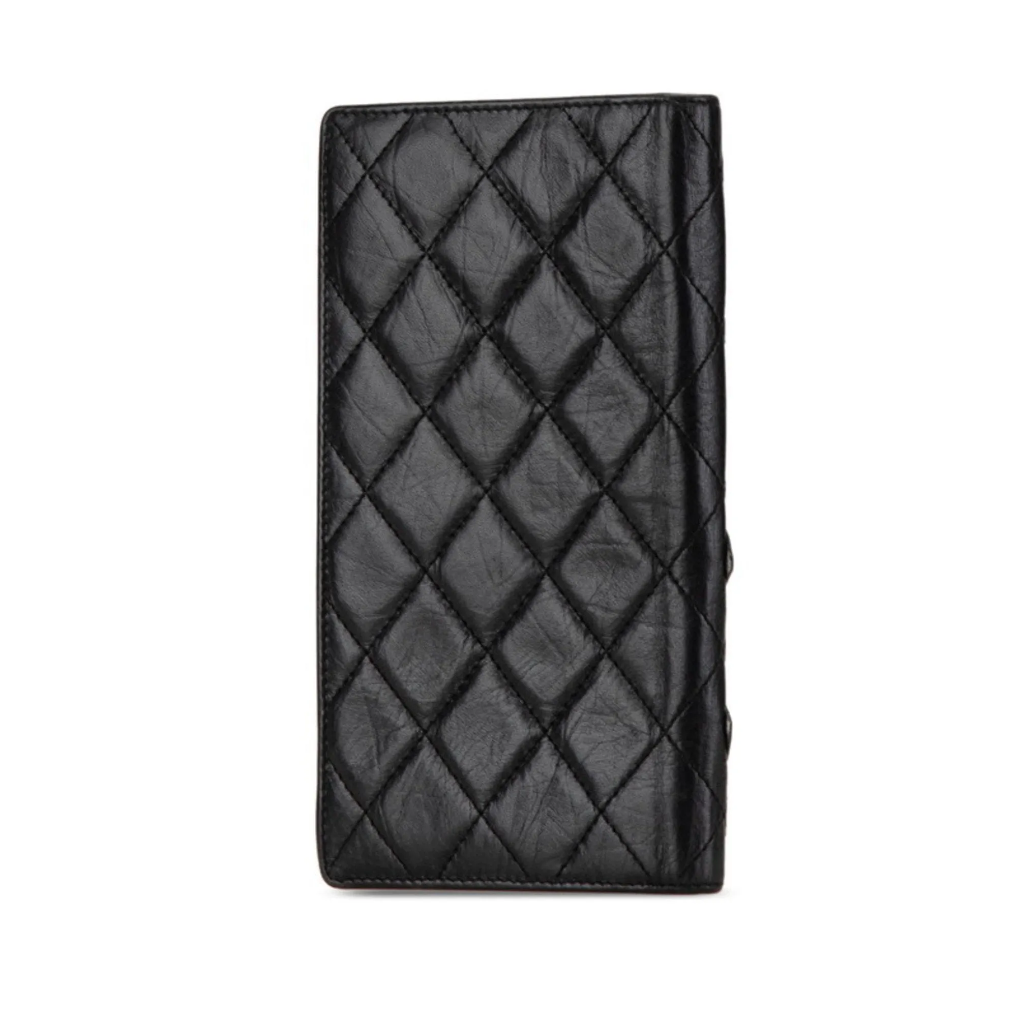 Chanel Cambon Black Leather Accessories