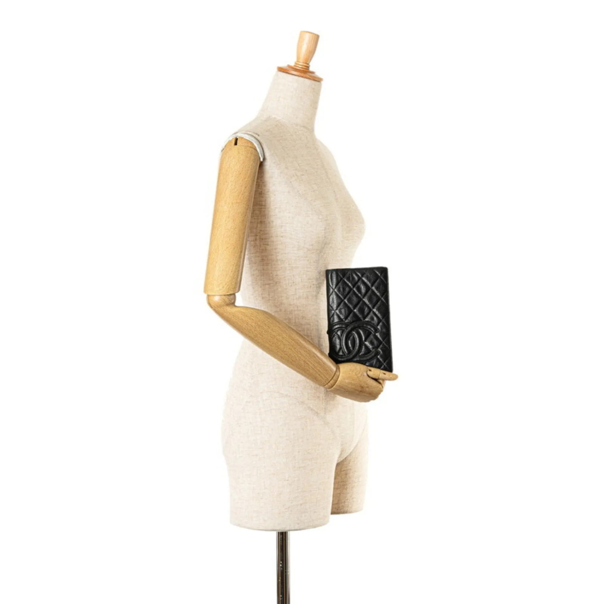 Chanel Cambon Black Leather Accessories