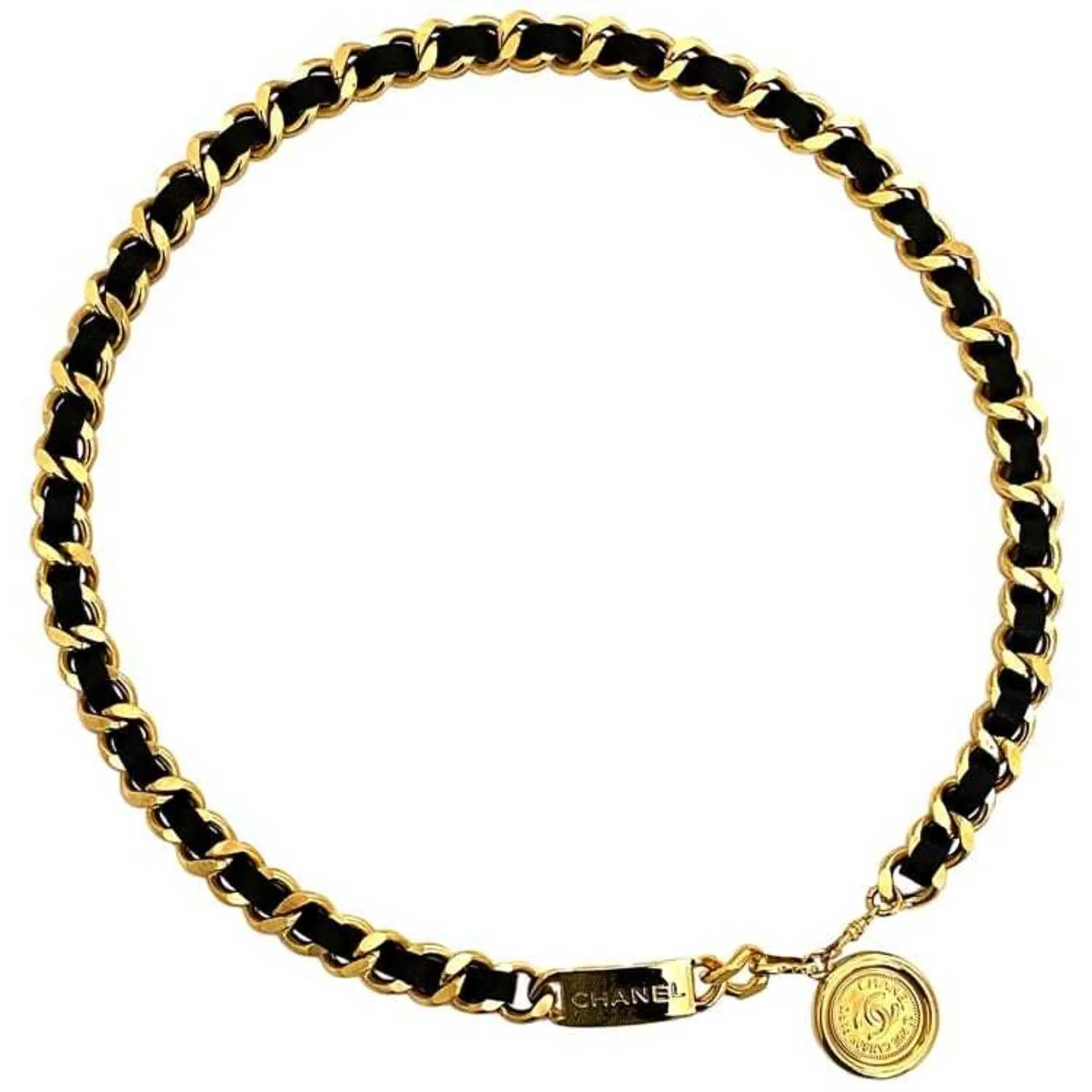 Chanel Cambon Black Leather Accessories