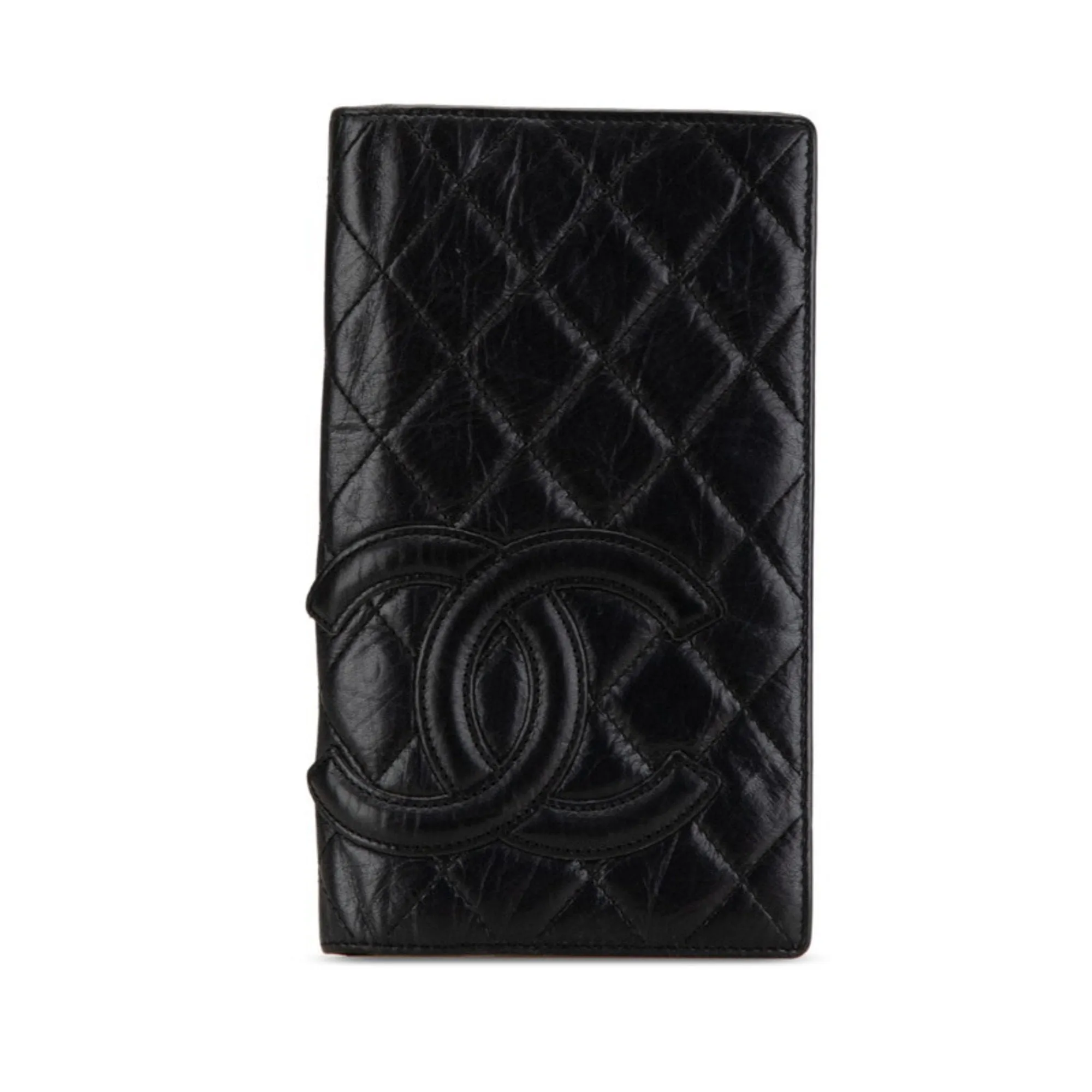 Chanel Cambon Black Leather Accessories