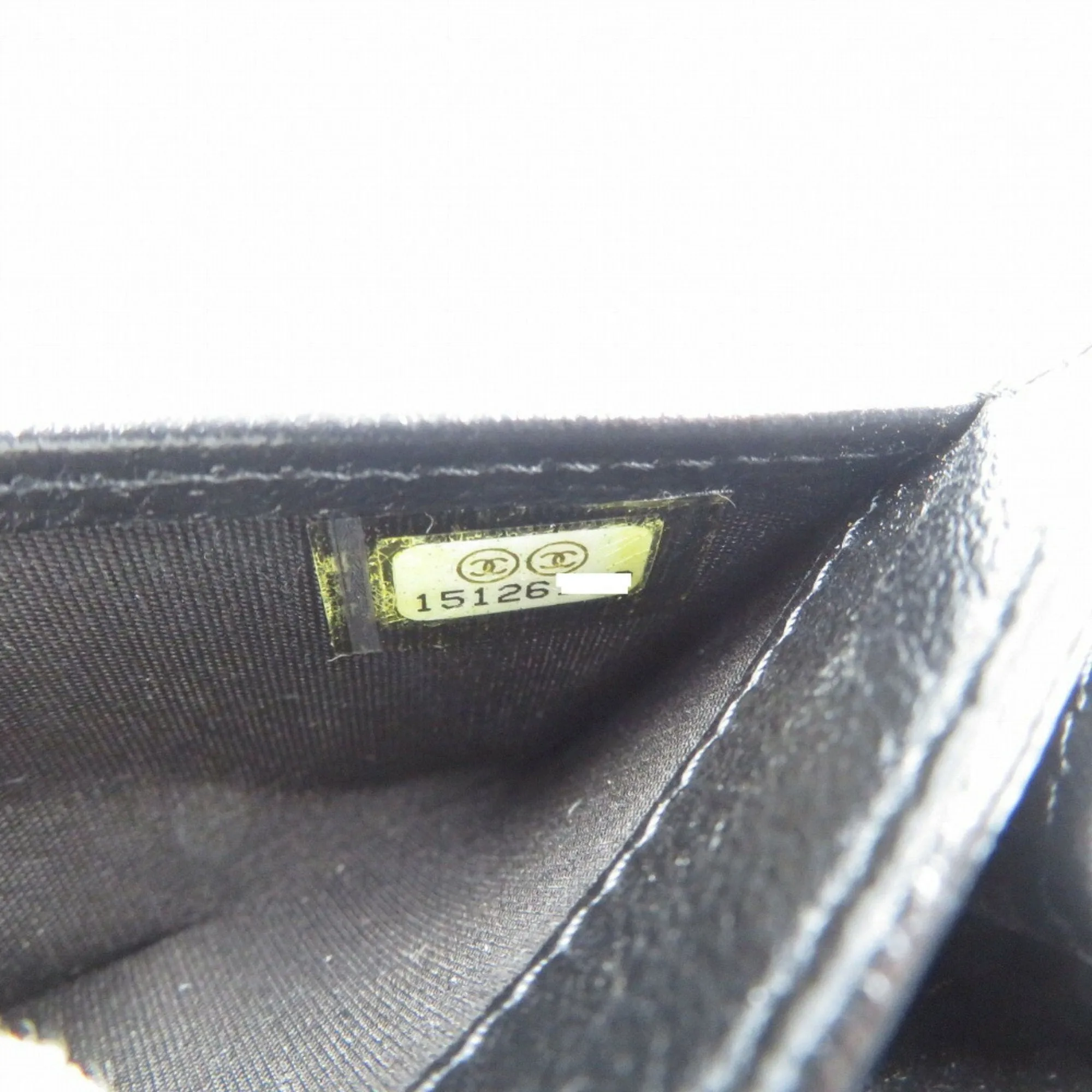 Chanel Camellia Black Leather Accessories