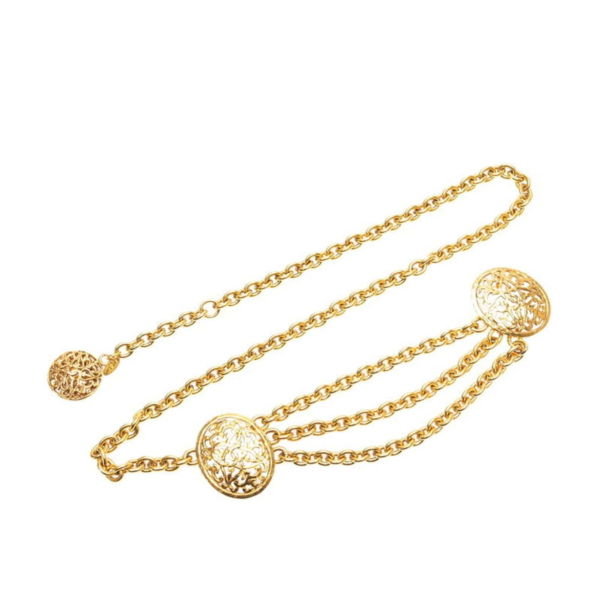 Chanel Coco Mark Gold Plated Accessories