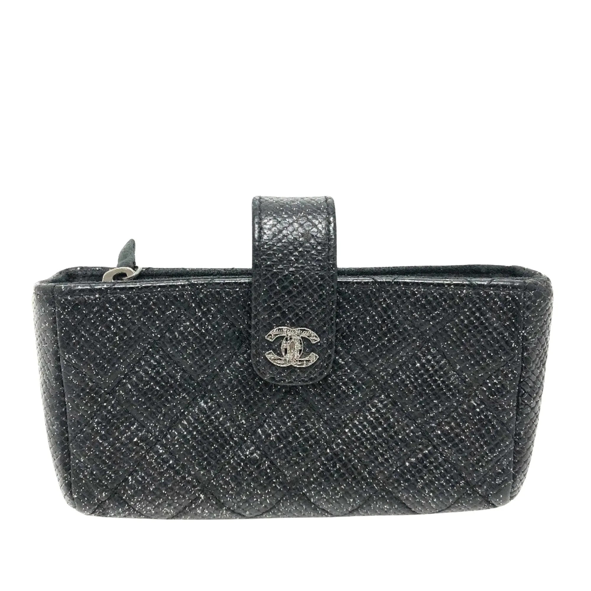 Chanel Matelass Black Leather Accessories