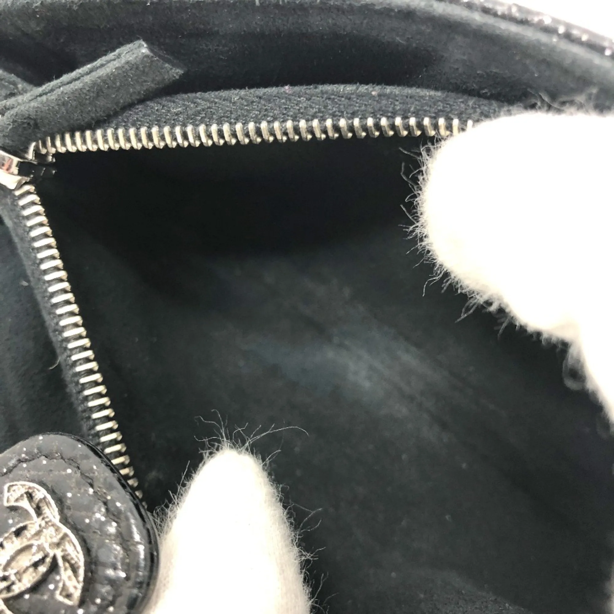 Chanel Matelass Black Leather Accessories