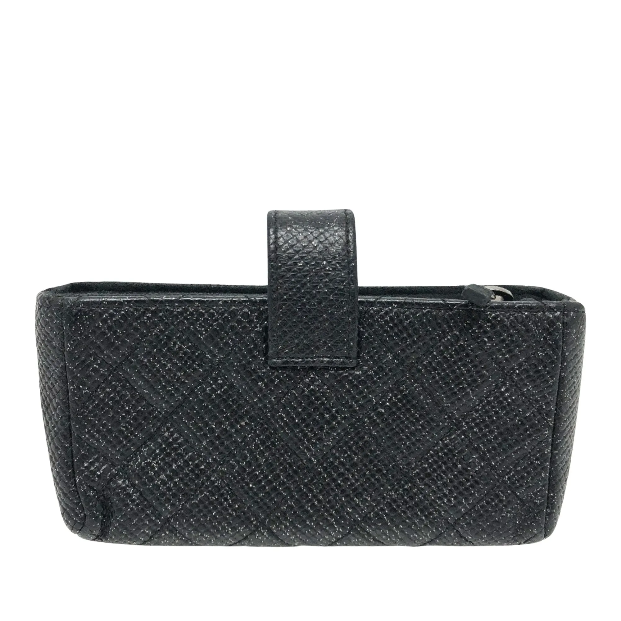 Chanel Matelass Black Leather Accessories