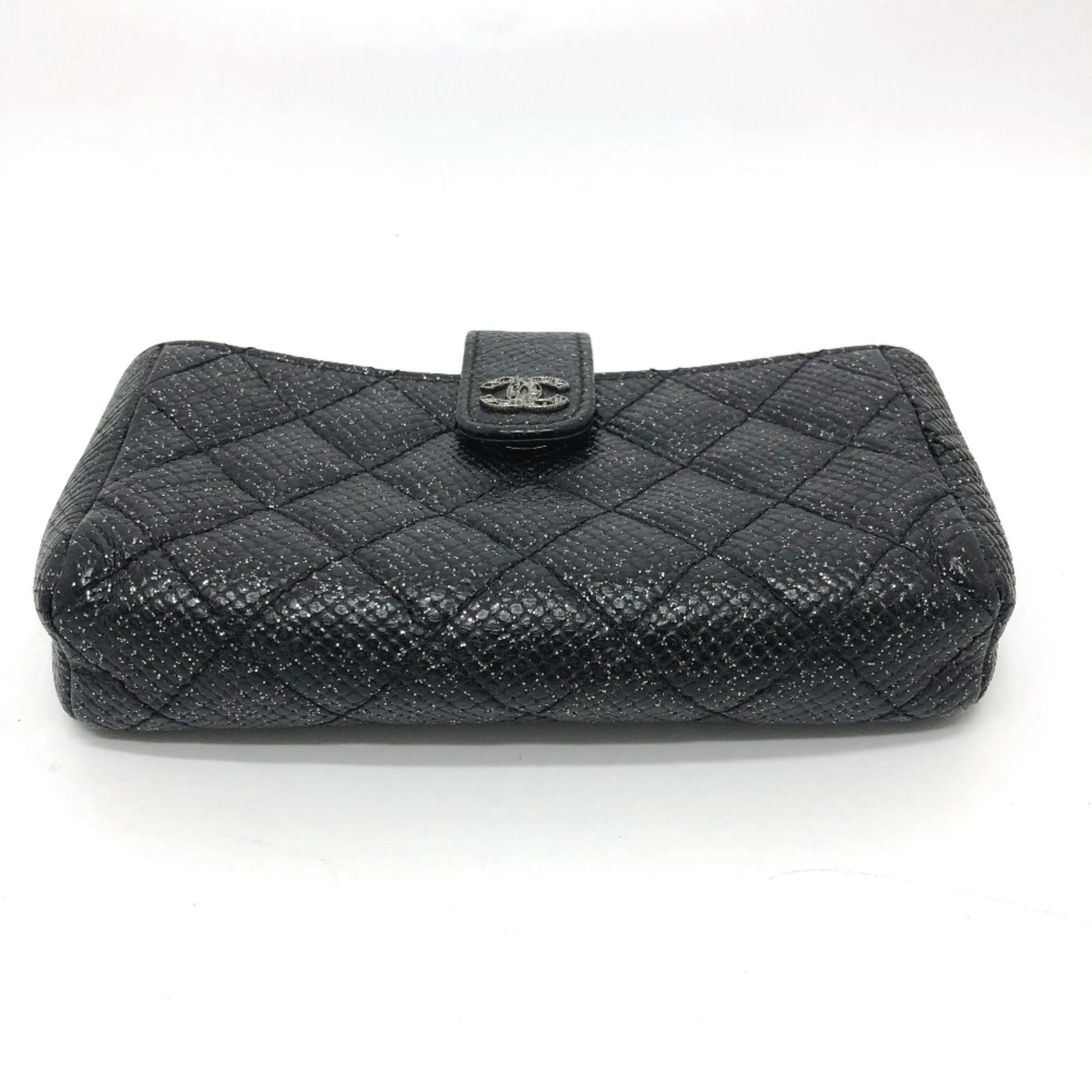 Chanel Matelass Black Leather Accessories