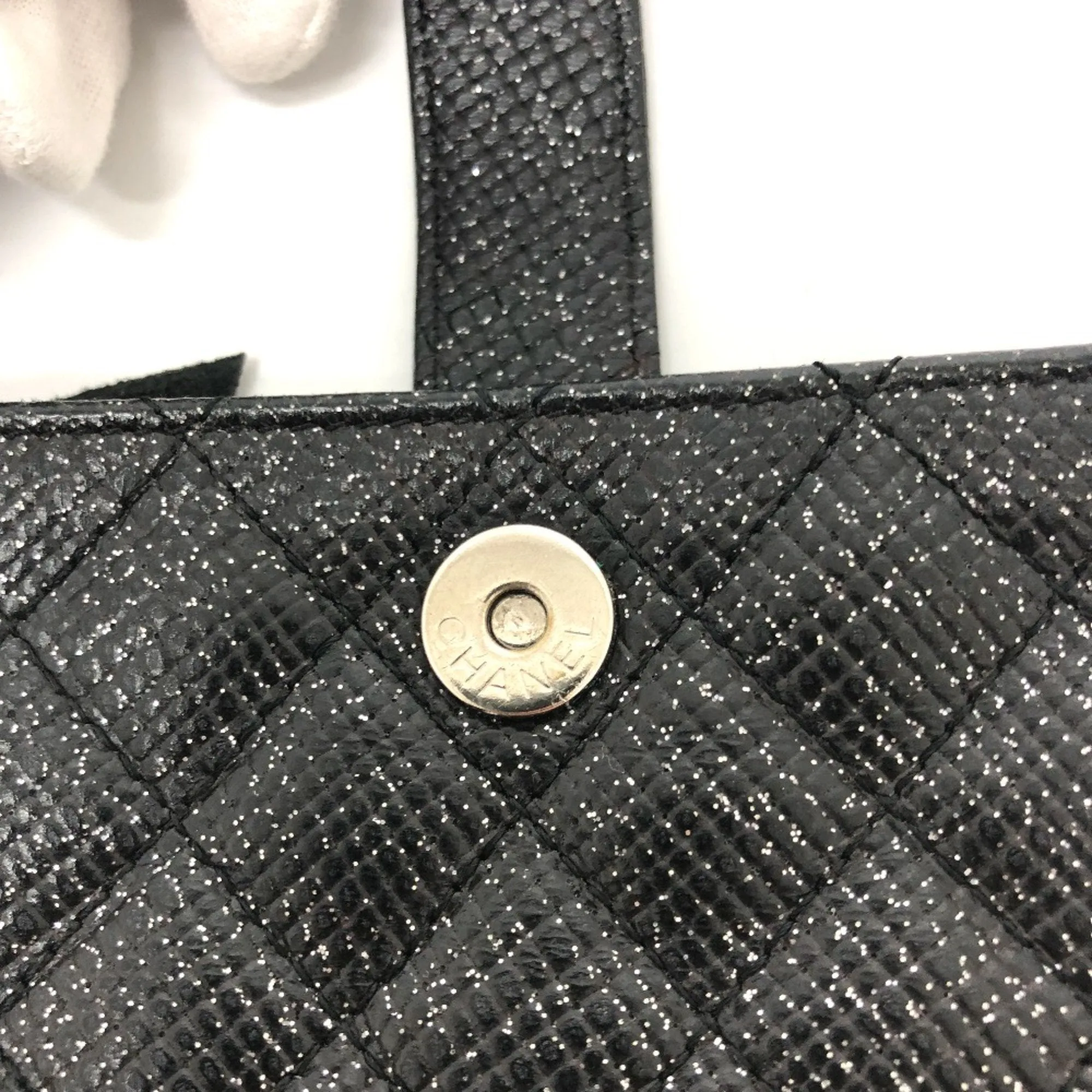 Chanel Matelass Black Leather Accessories