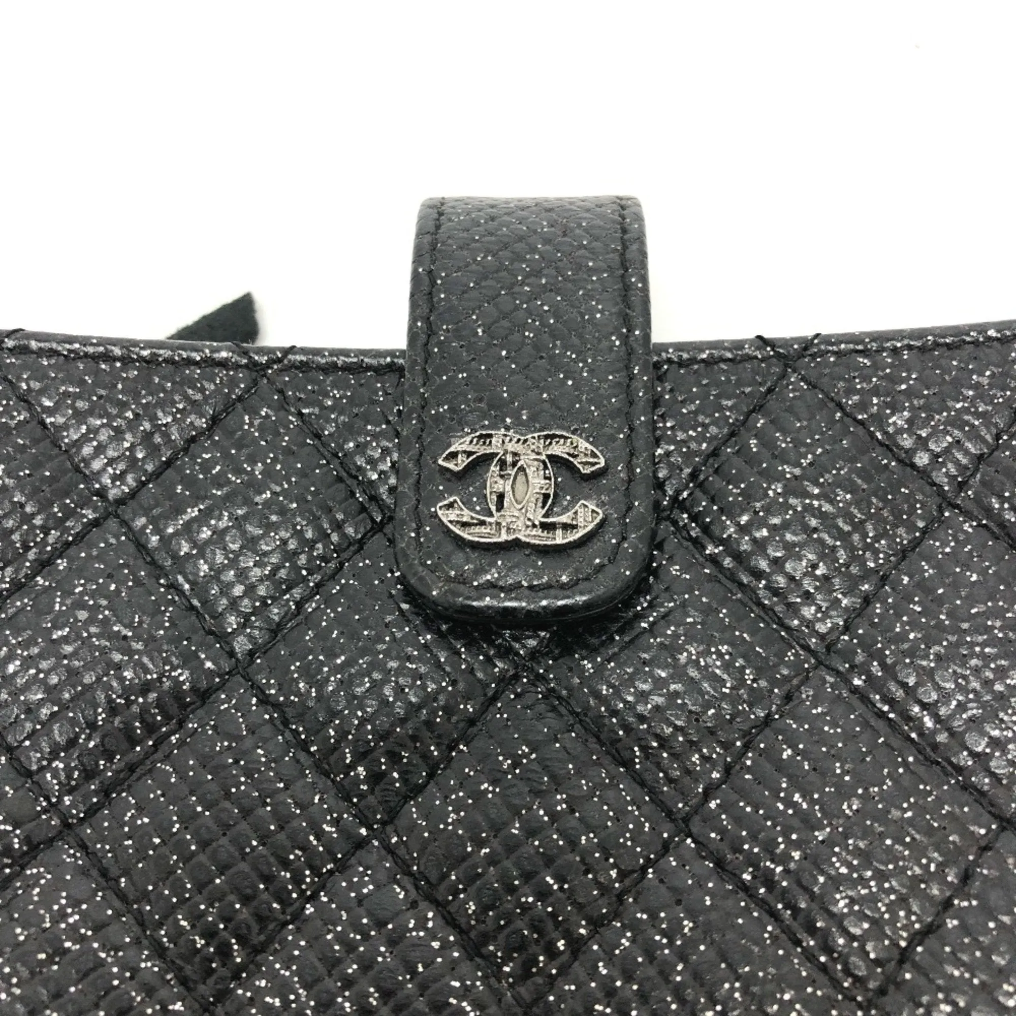 Chanel Matelass Black Leather Accessories