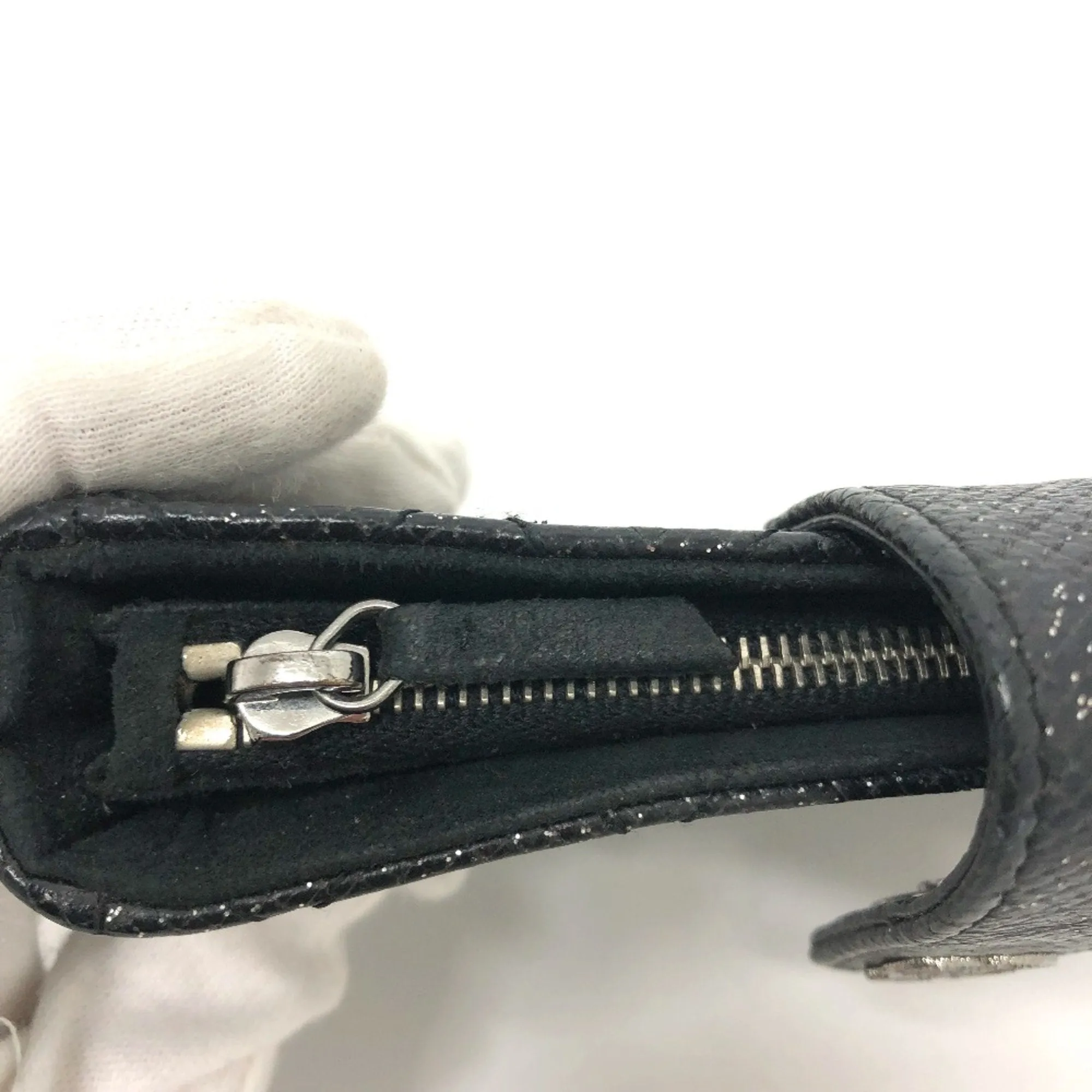 Chanel Matelass Black Leather Accessories