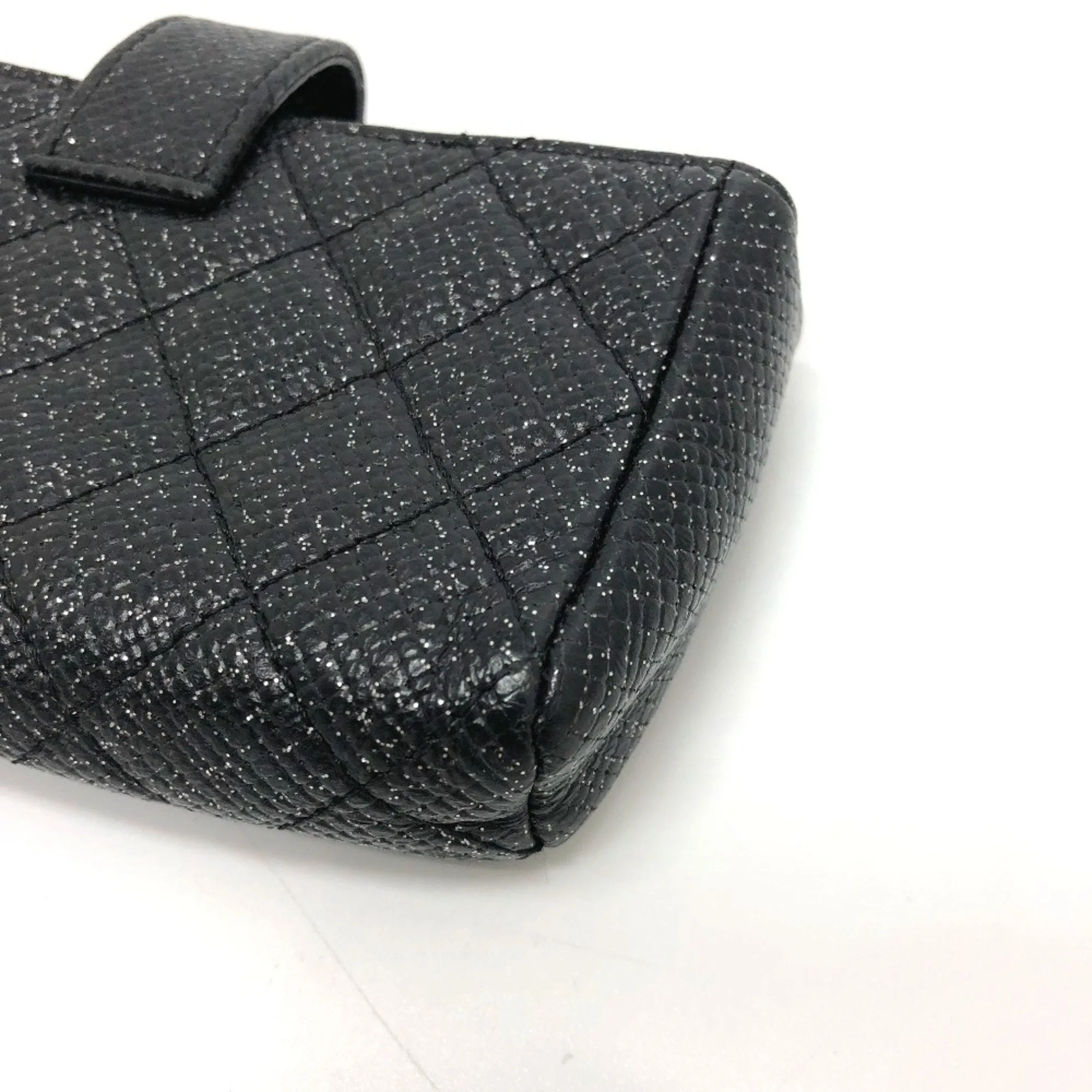 Chanel Matelass Black Leather Accessories