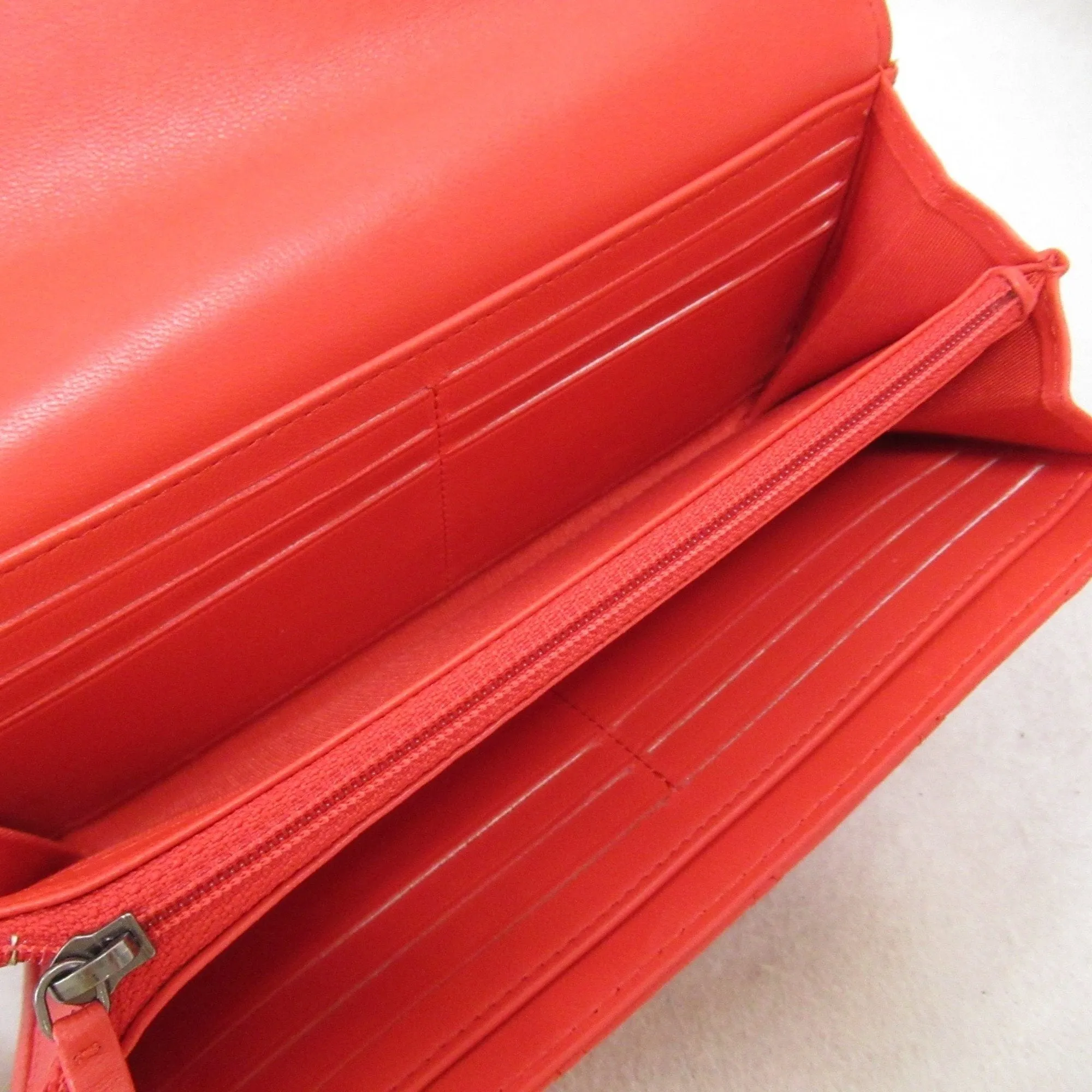 Chanel Matelass Red Leather Accessories