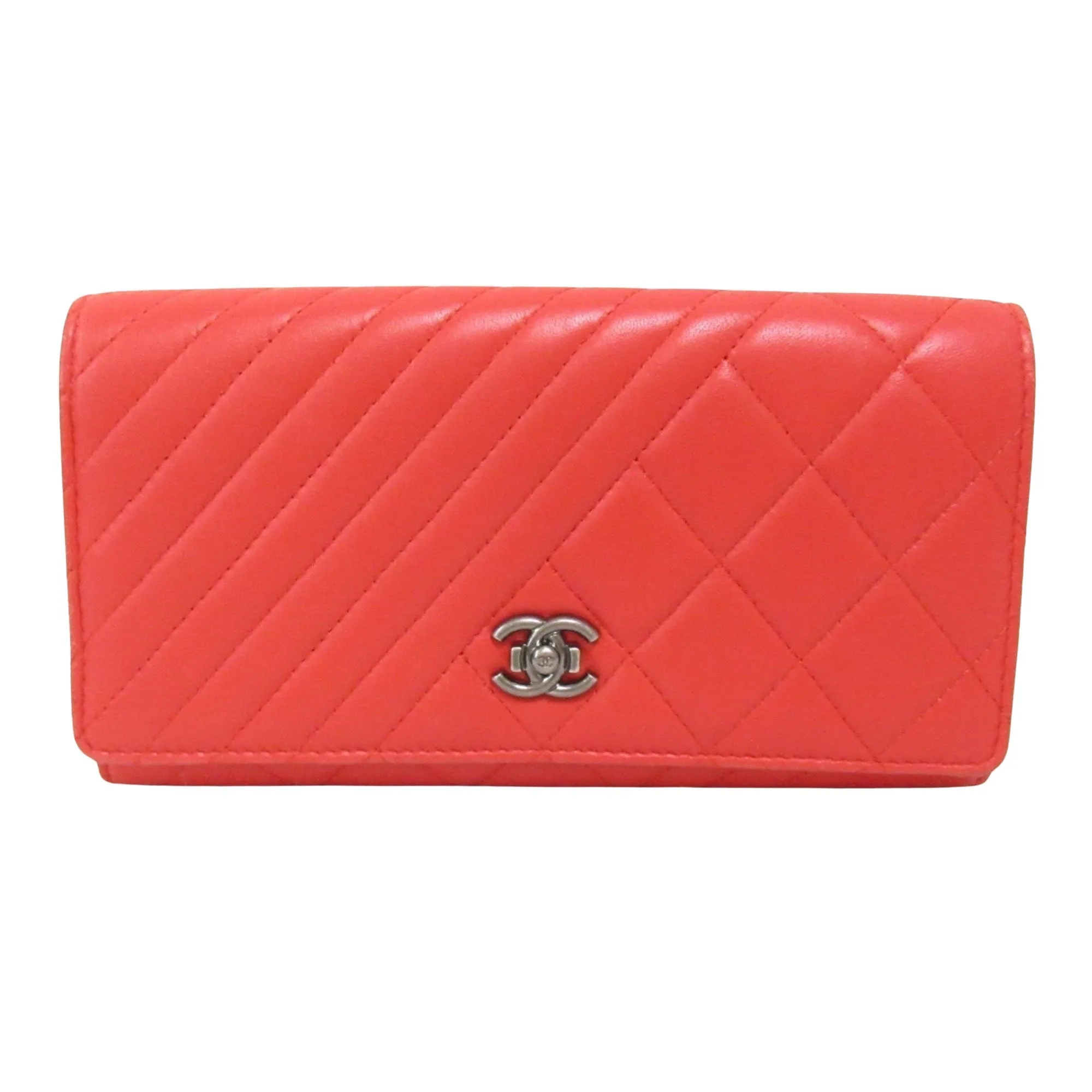 Chanel Matelass Red Leather Accessories