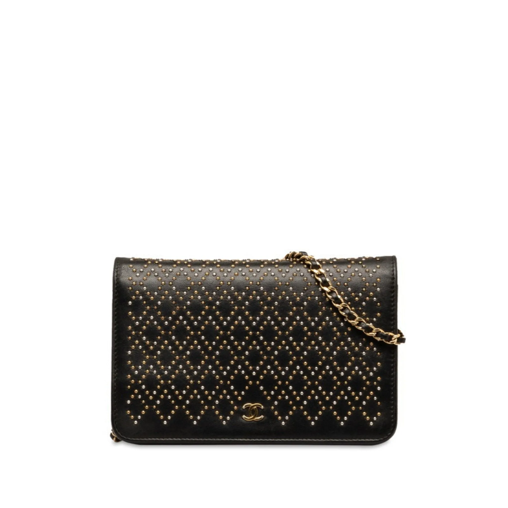 Chanel Suede Black Leather Accessories