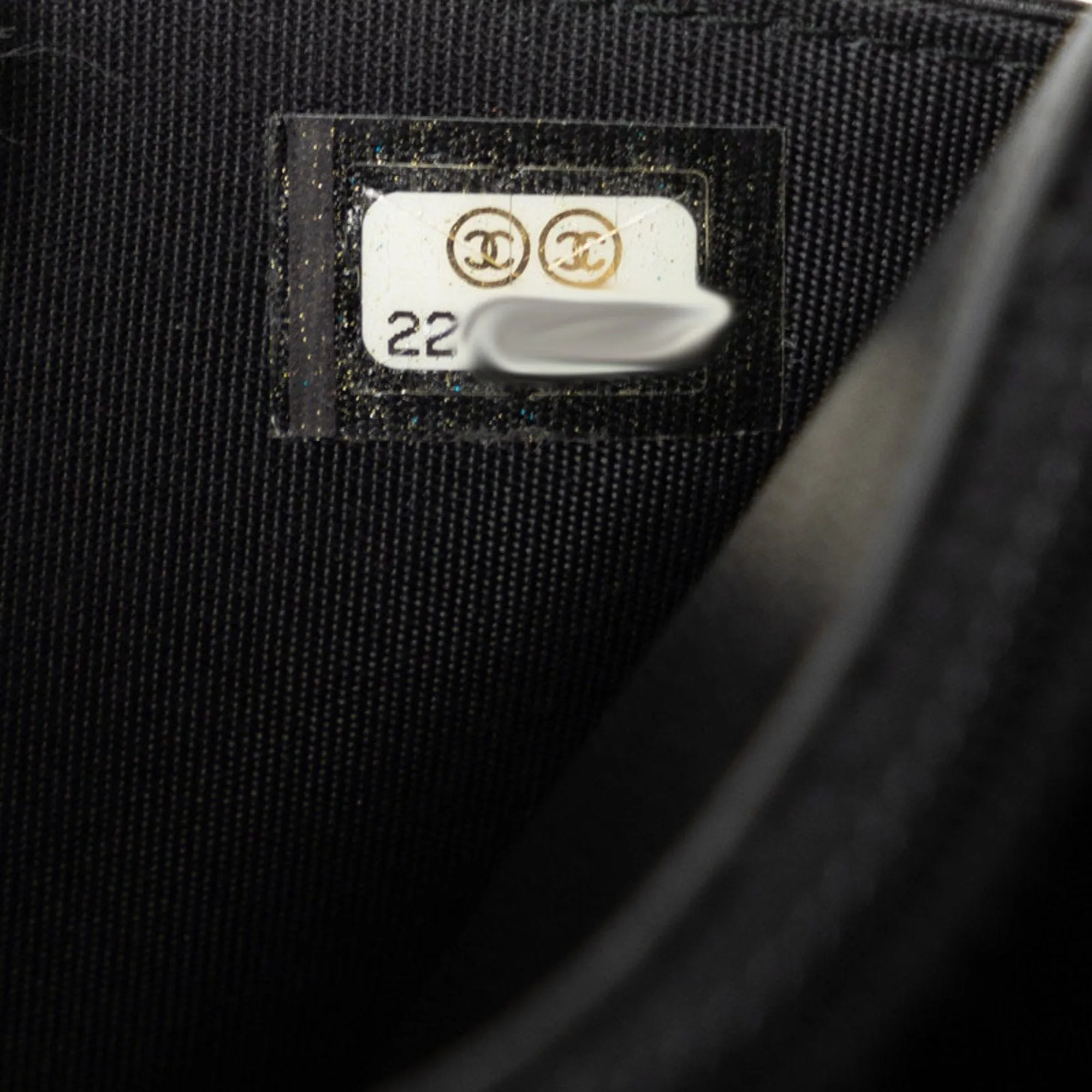 Chanel Suede Black Leather Accessories