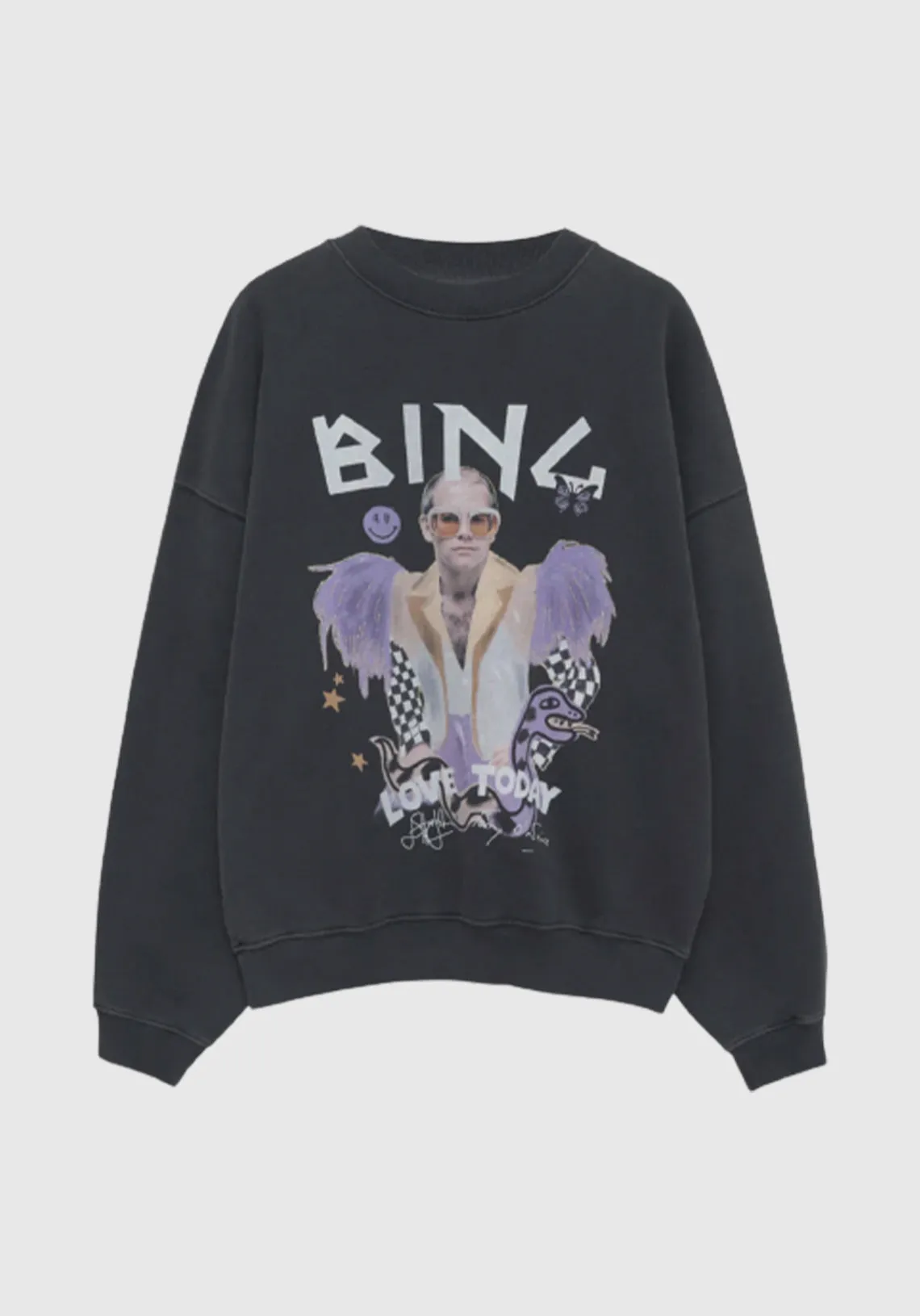 HARVEY CREW AB X TO X ISCREAMCOLOUR ELTON JOHN WASHED BLACK