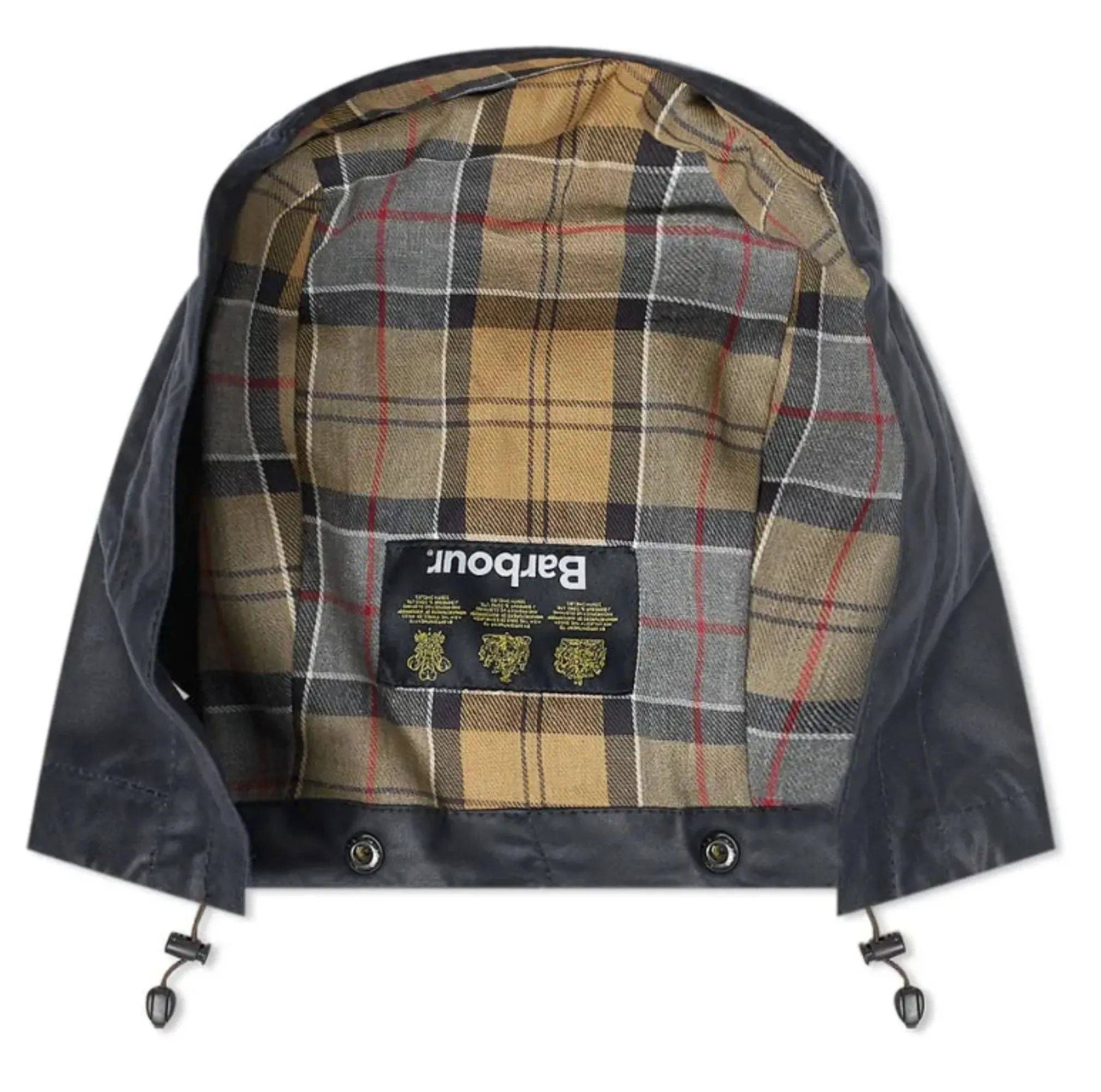HENRY SARTORIAL X BARBOUR Cotton Plain Hood NAVY