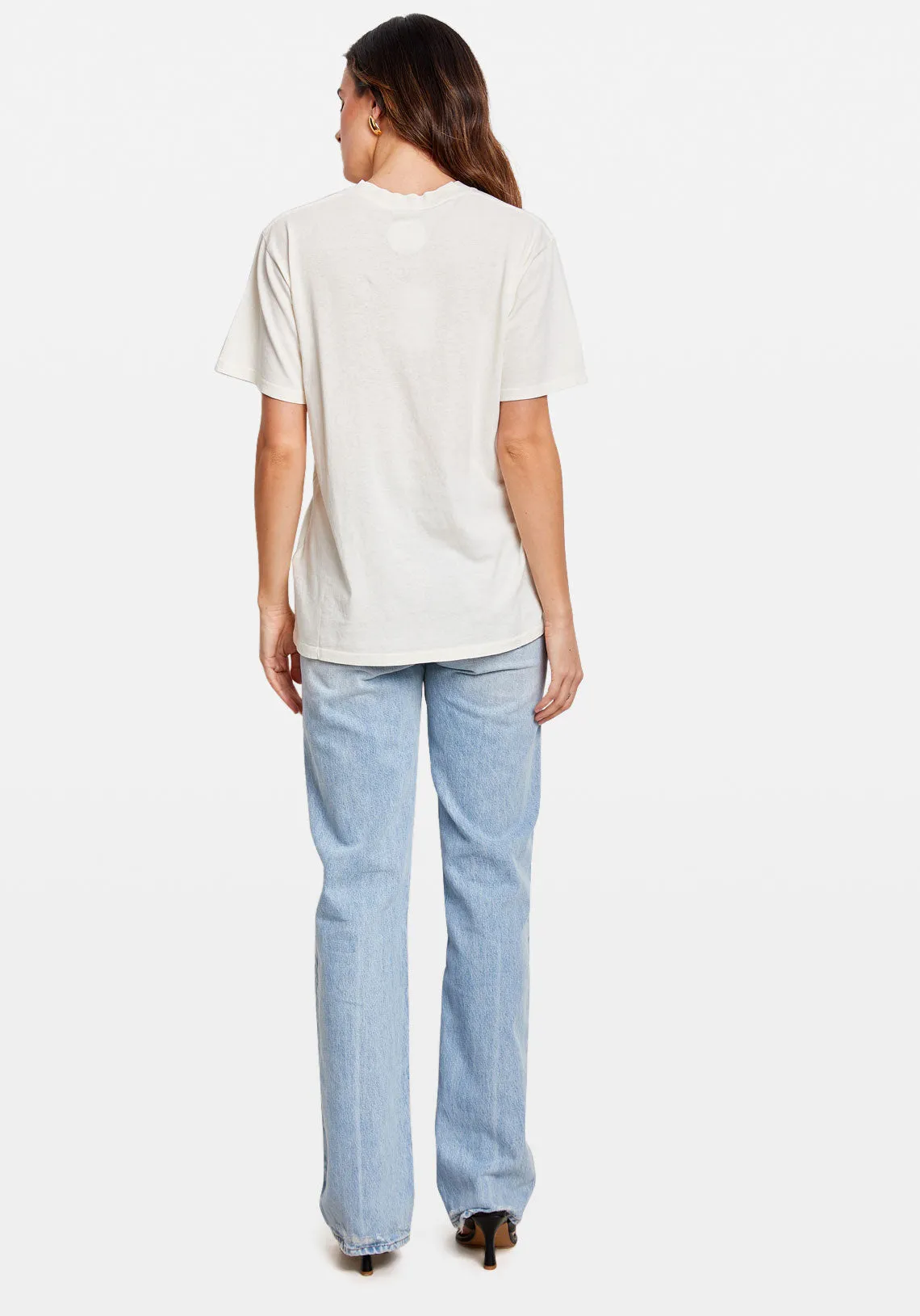 LILI TEE X AB ROLLING STONE WHITE