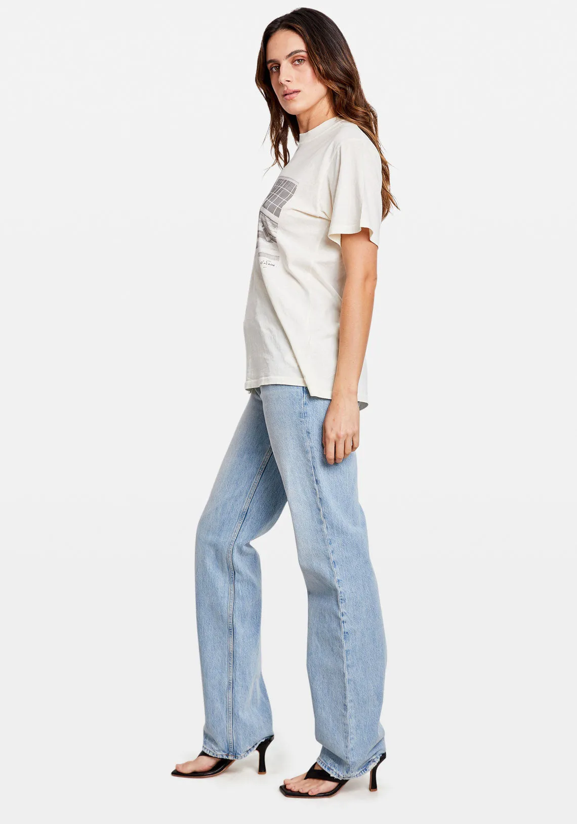 LILI TEE X AB ROLLING STONE WHITE