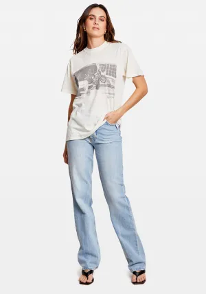 LILI TEE X AB ROLLING STONE WHITE