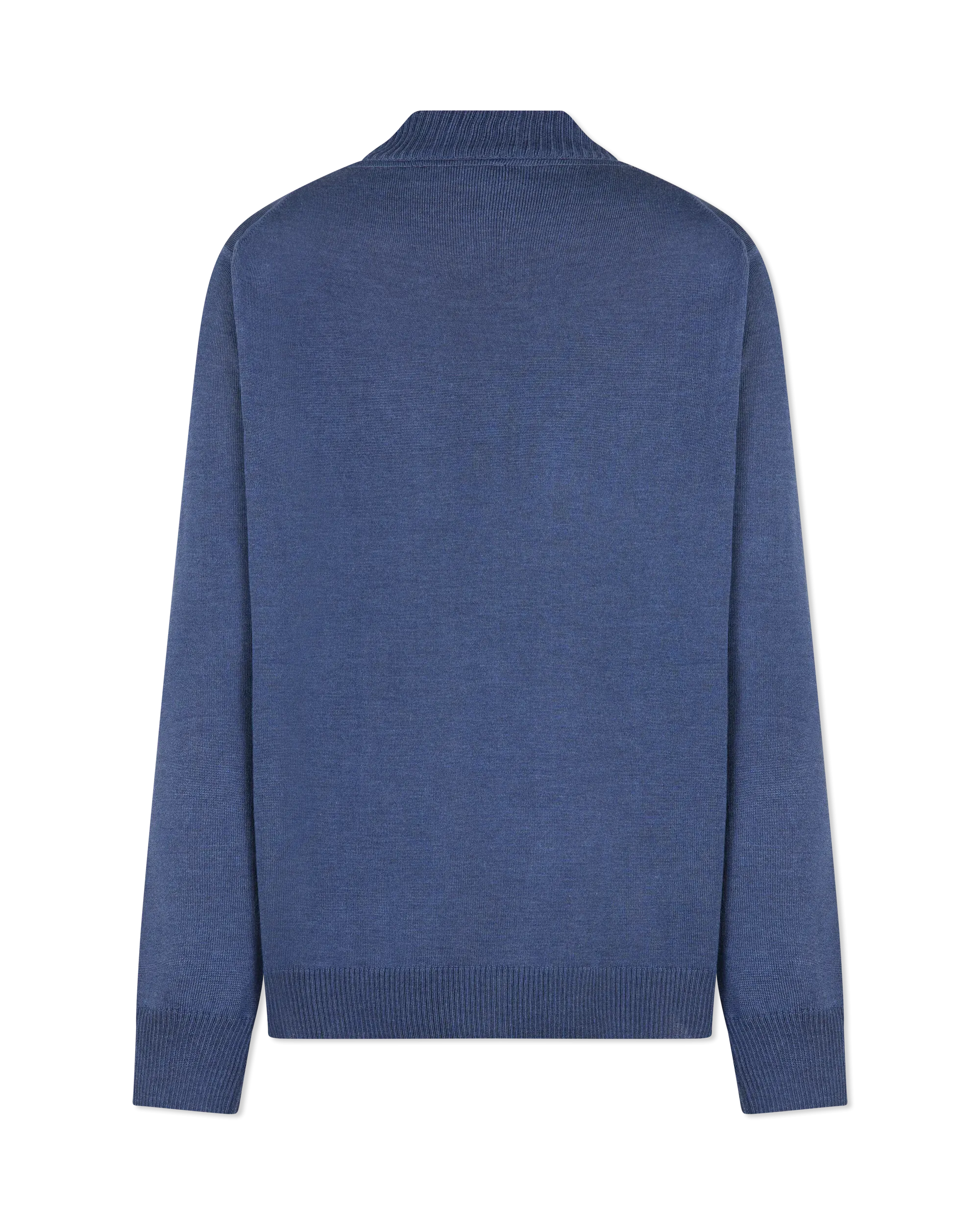 Merino Wool Zipped Cardigan