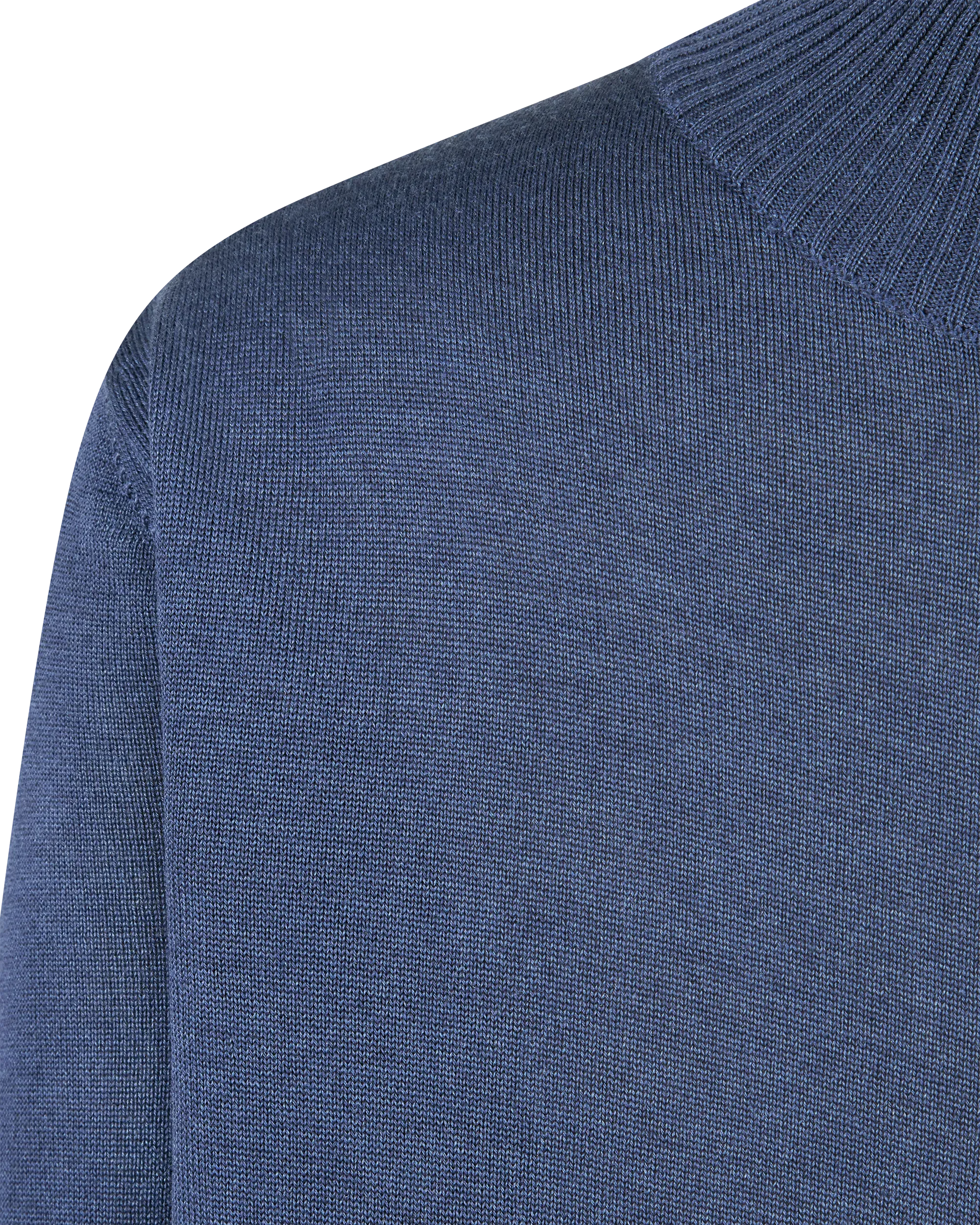 Merino Wool Zipped Cardigan