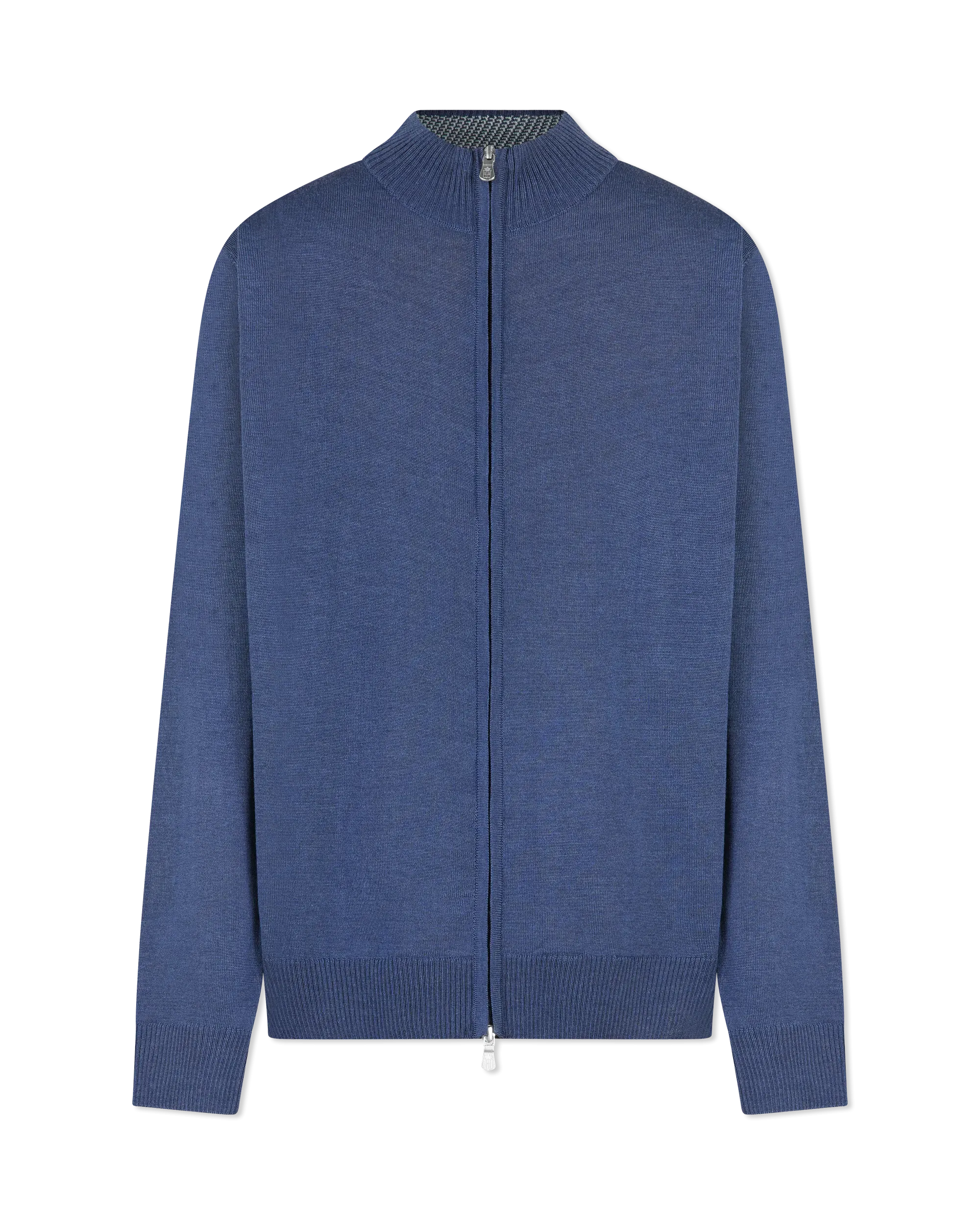 Merino Wool Zipped Cardigan