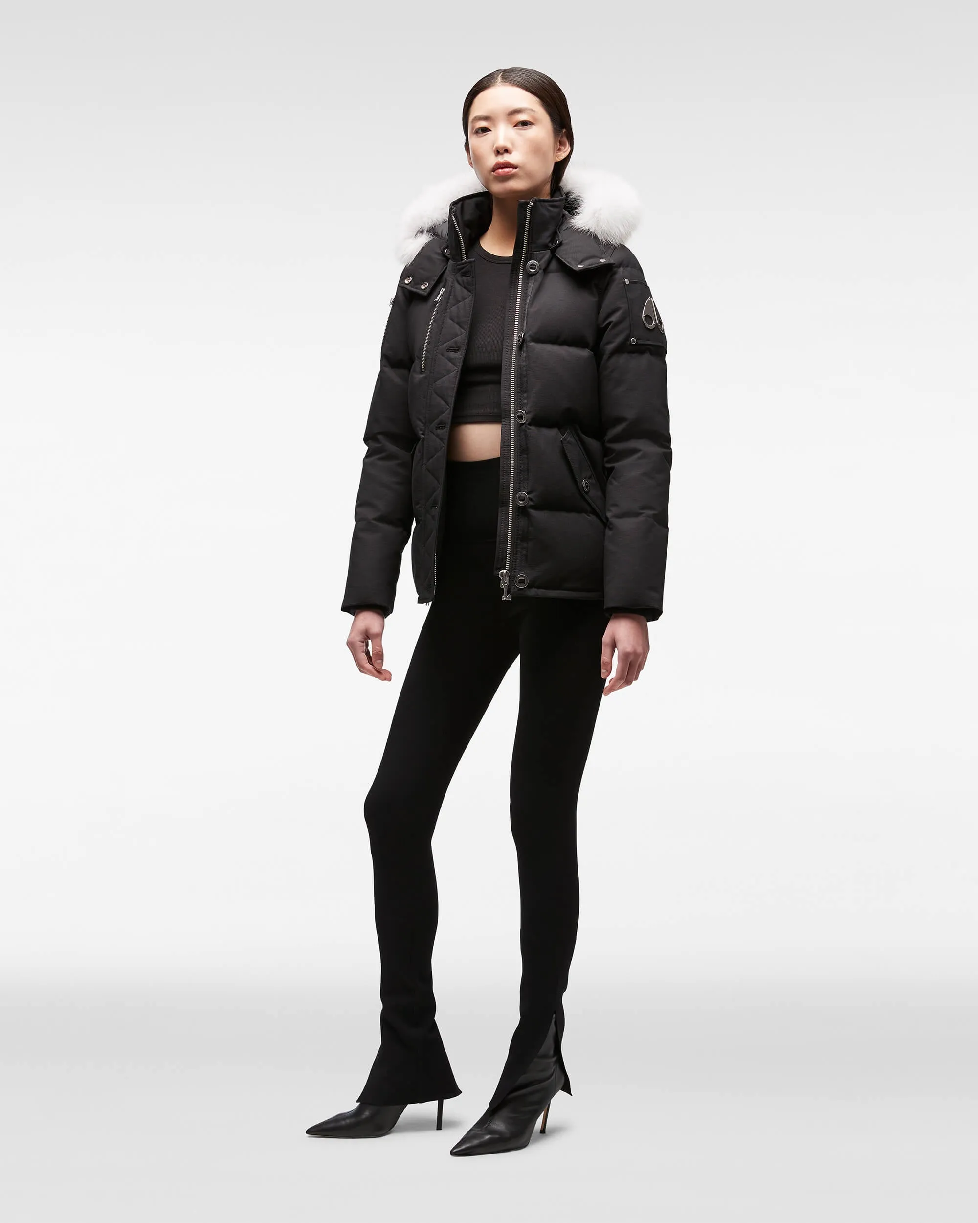 Original 3q Black / Natural Fox Fur