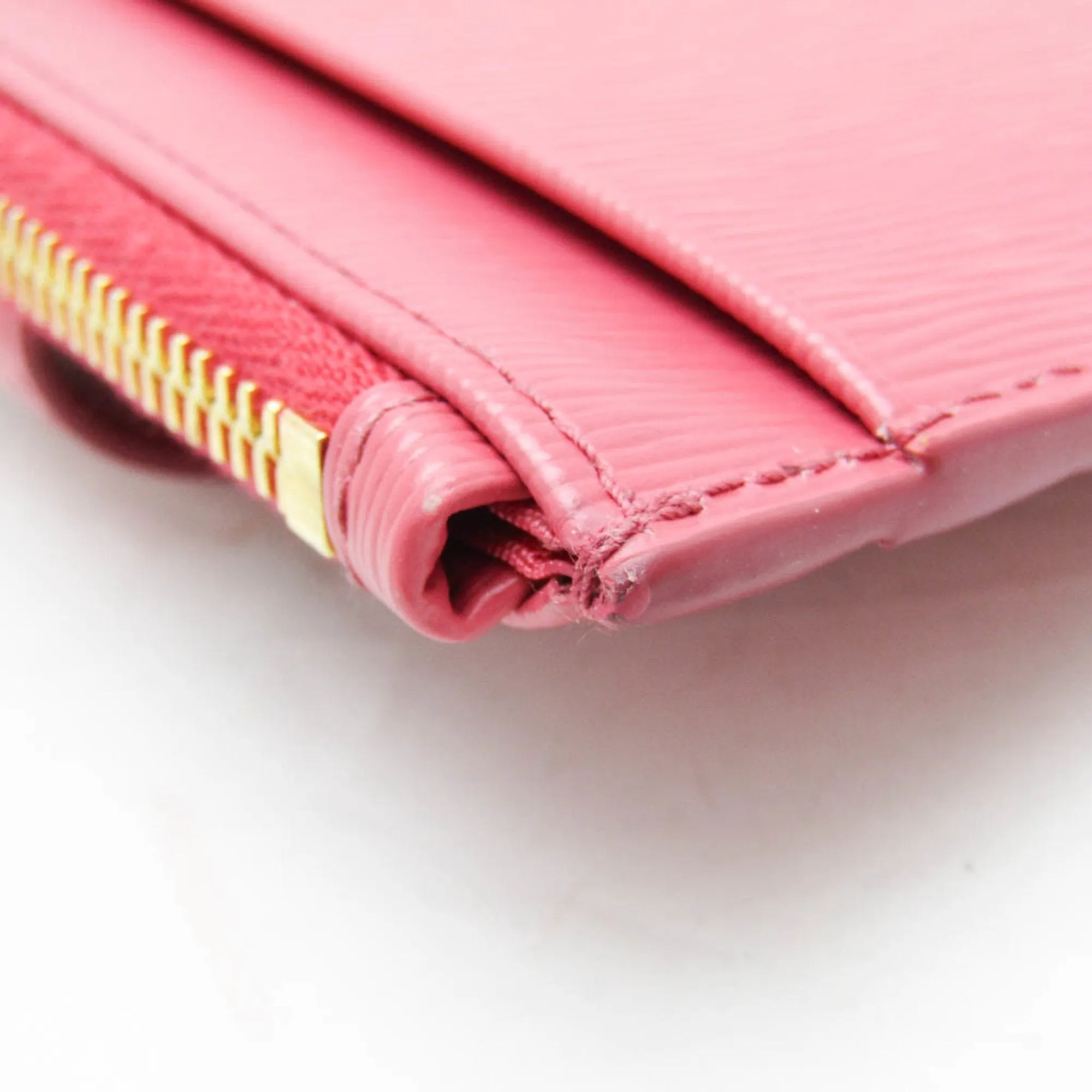 Prada Card Holder Pink Leather Accessories