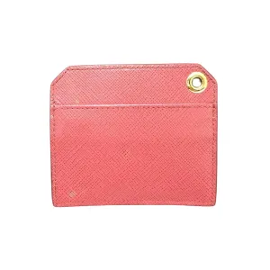 Prada Card Holder Pink Leather Accessories