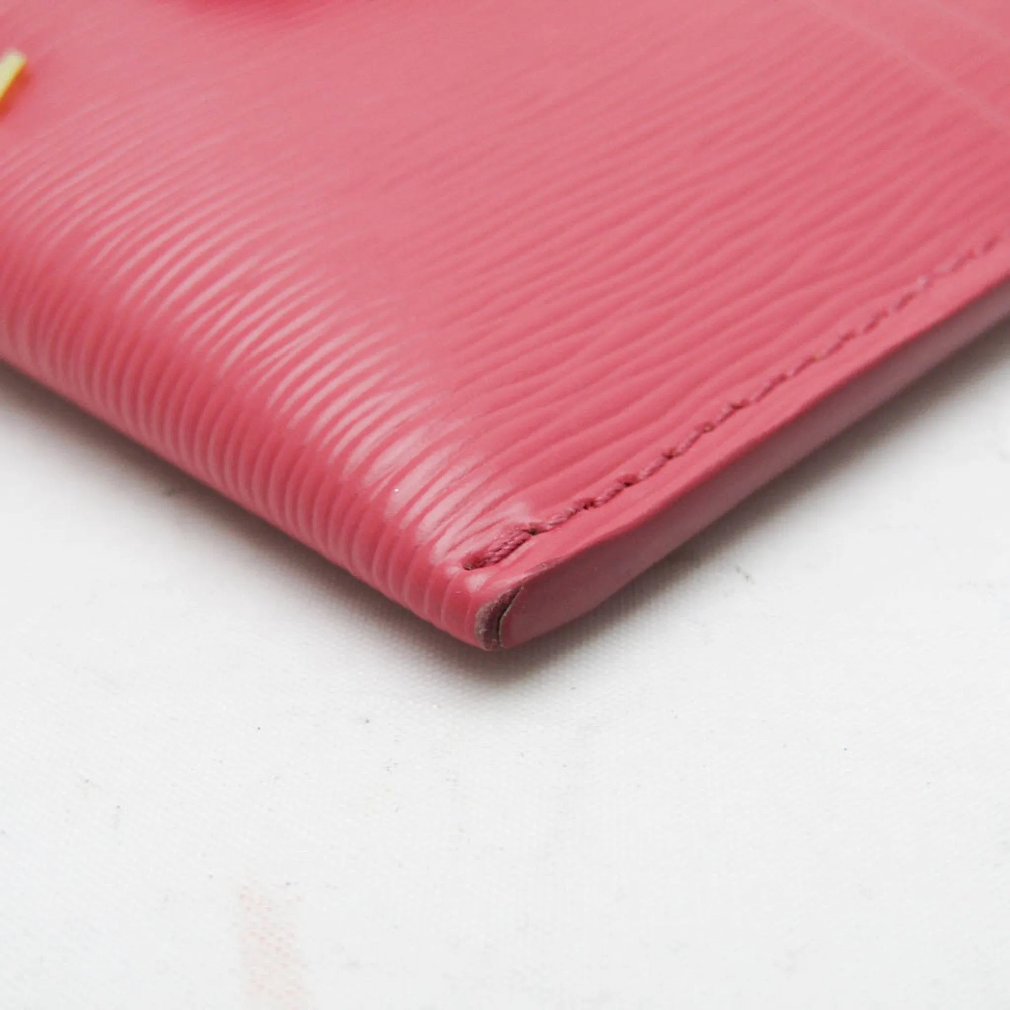 Prada Card Holder Pink Leather Accessories