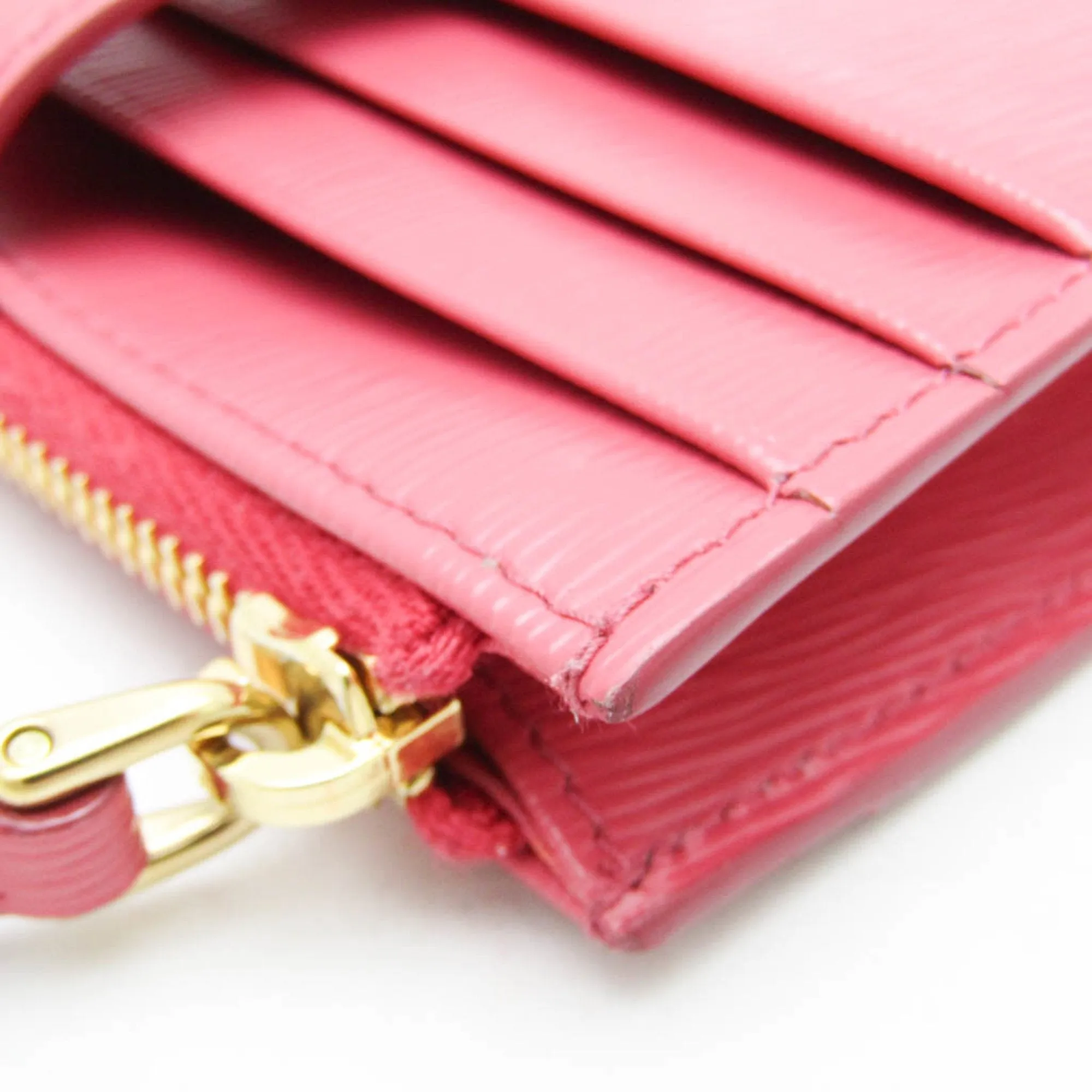 Prada Card Holder Pink Leather Accessories