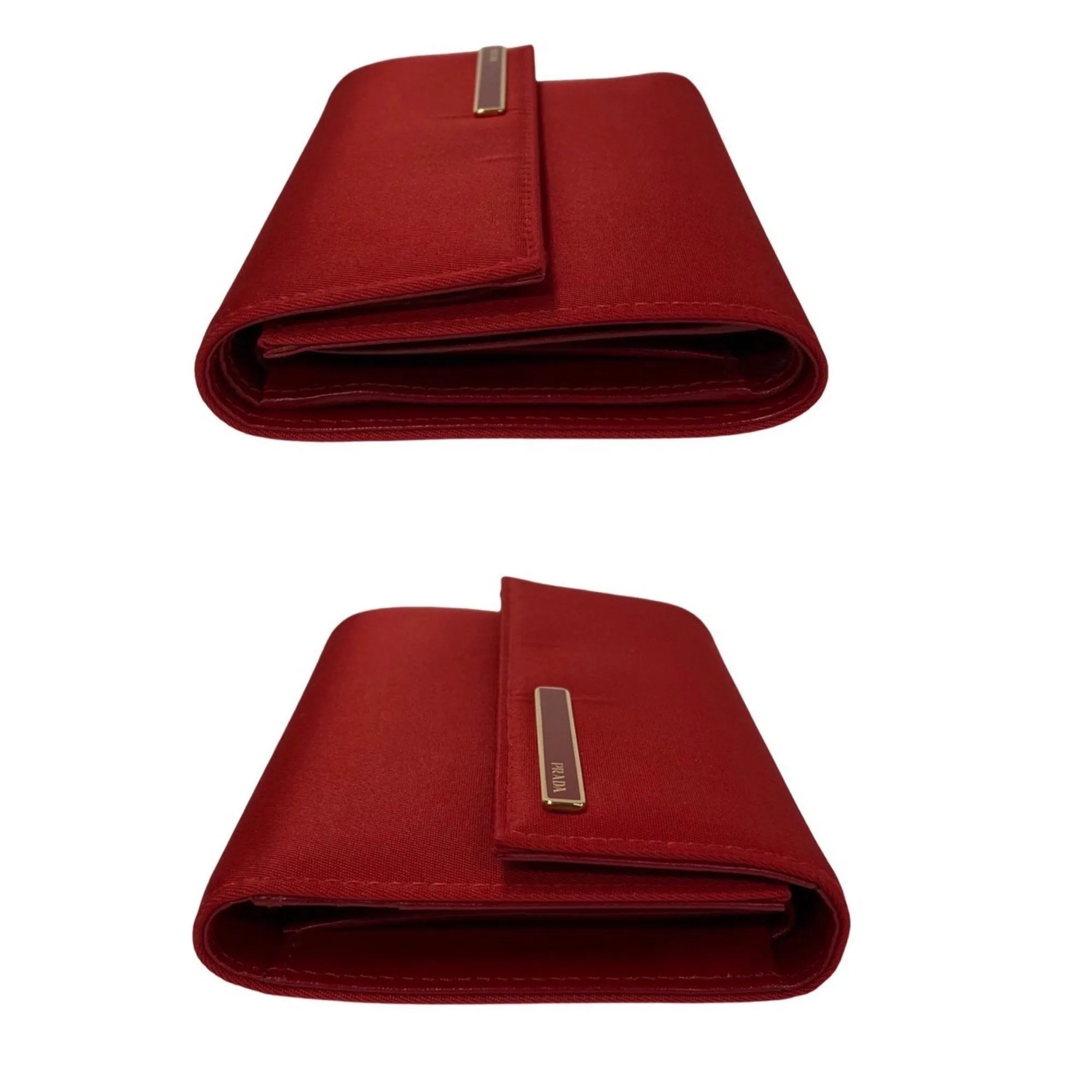 Prada Saffiano Red Leather Accessories