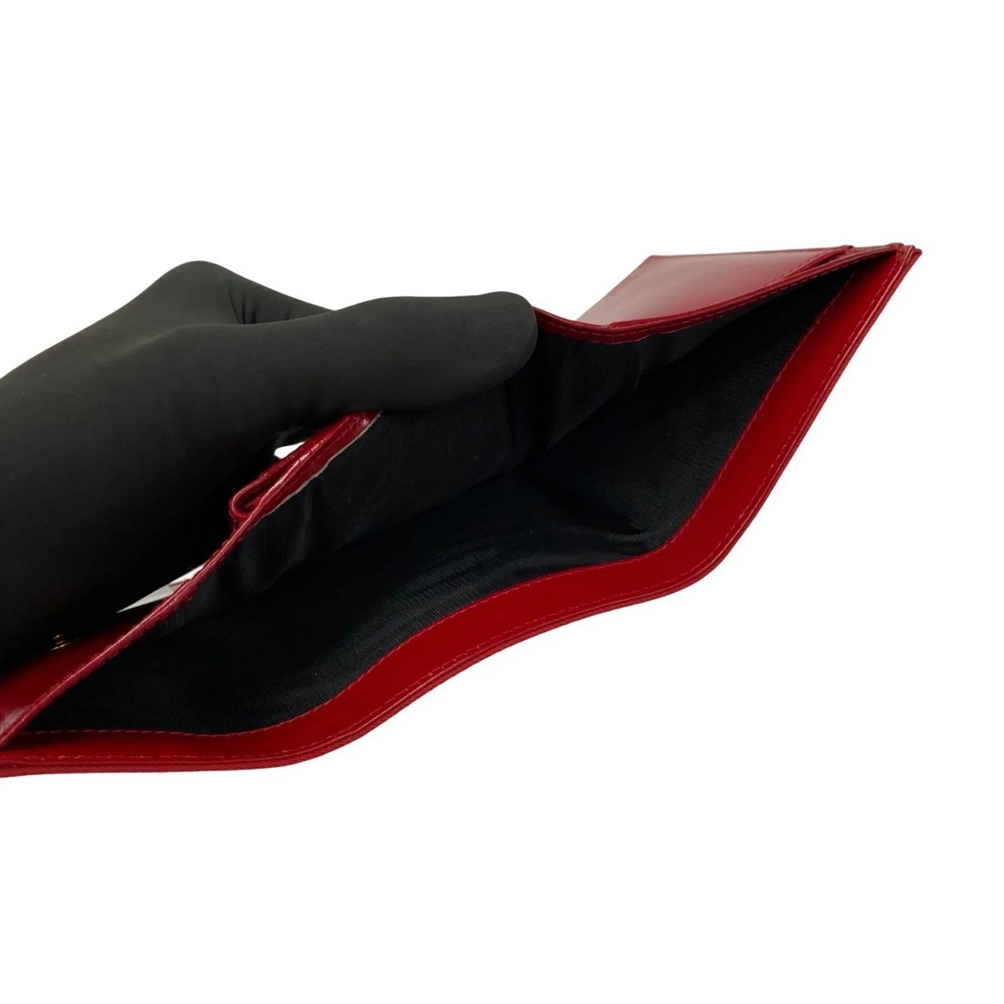 Prada Saffiano Red Leather Accessories