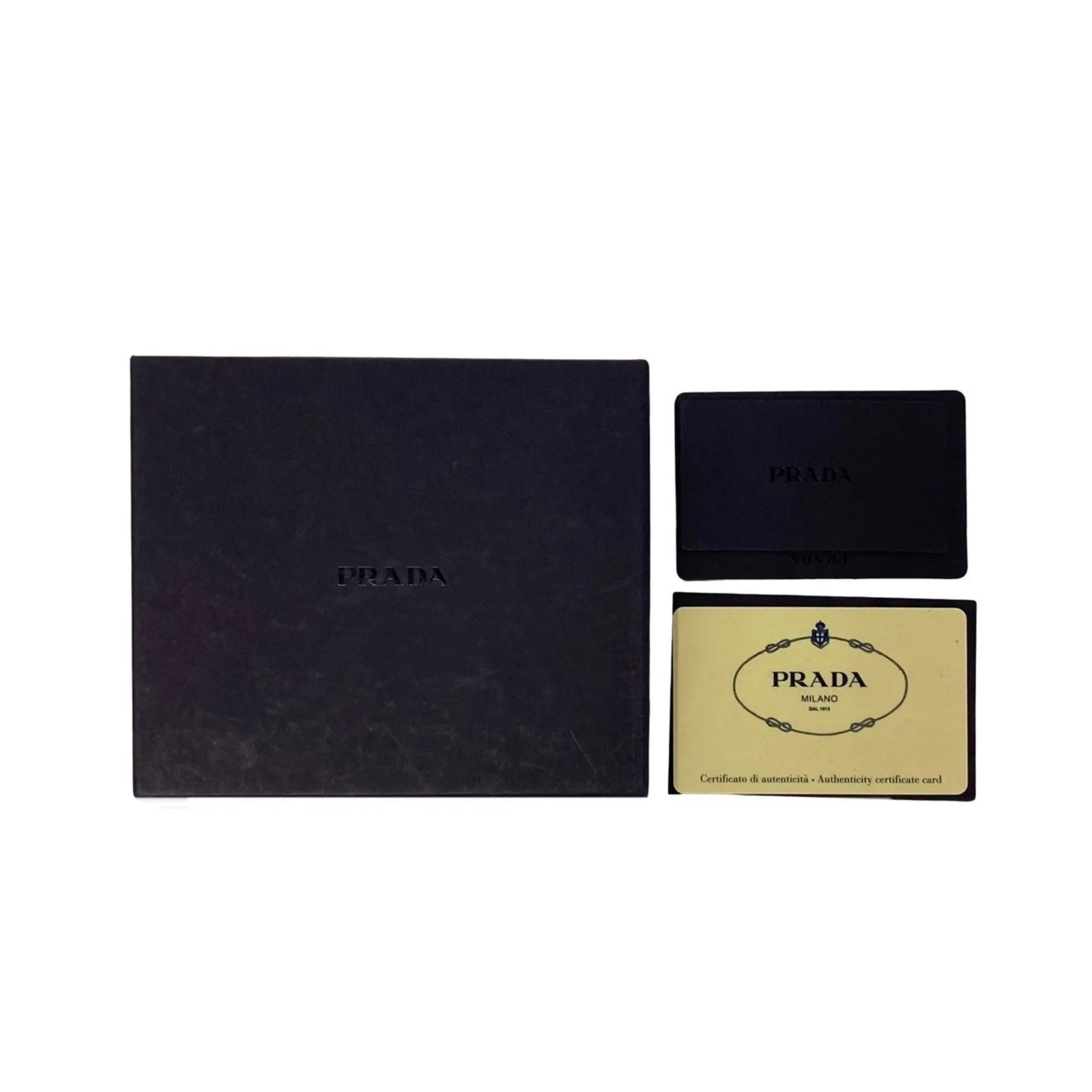 Prada Saffiano Red Leather Accessories