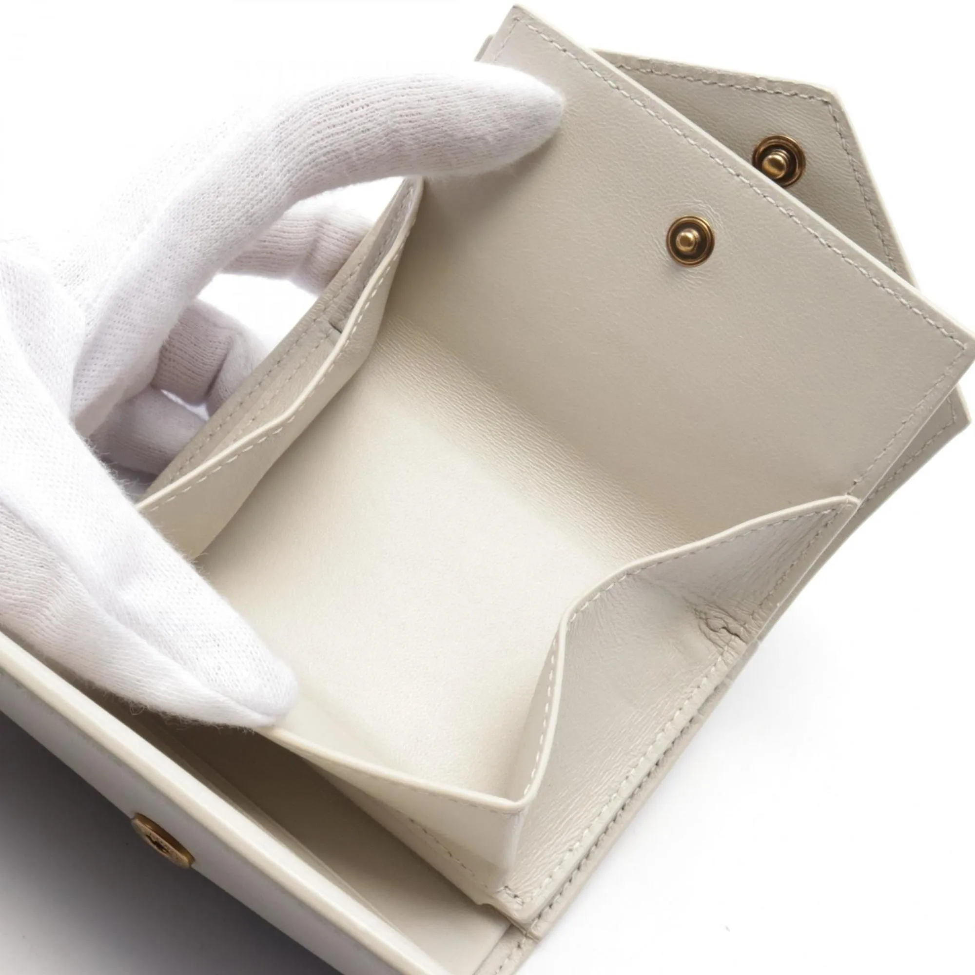 Saint Laurent White Leather Accessories
