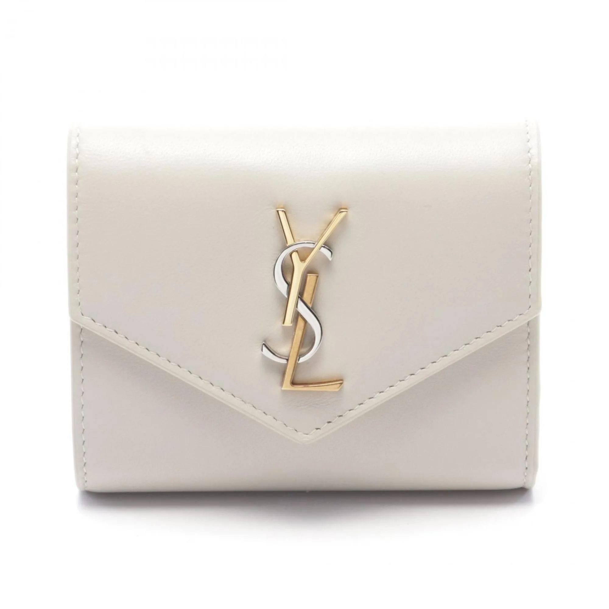 Saint Laurent White Leather Accessories