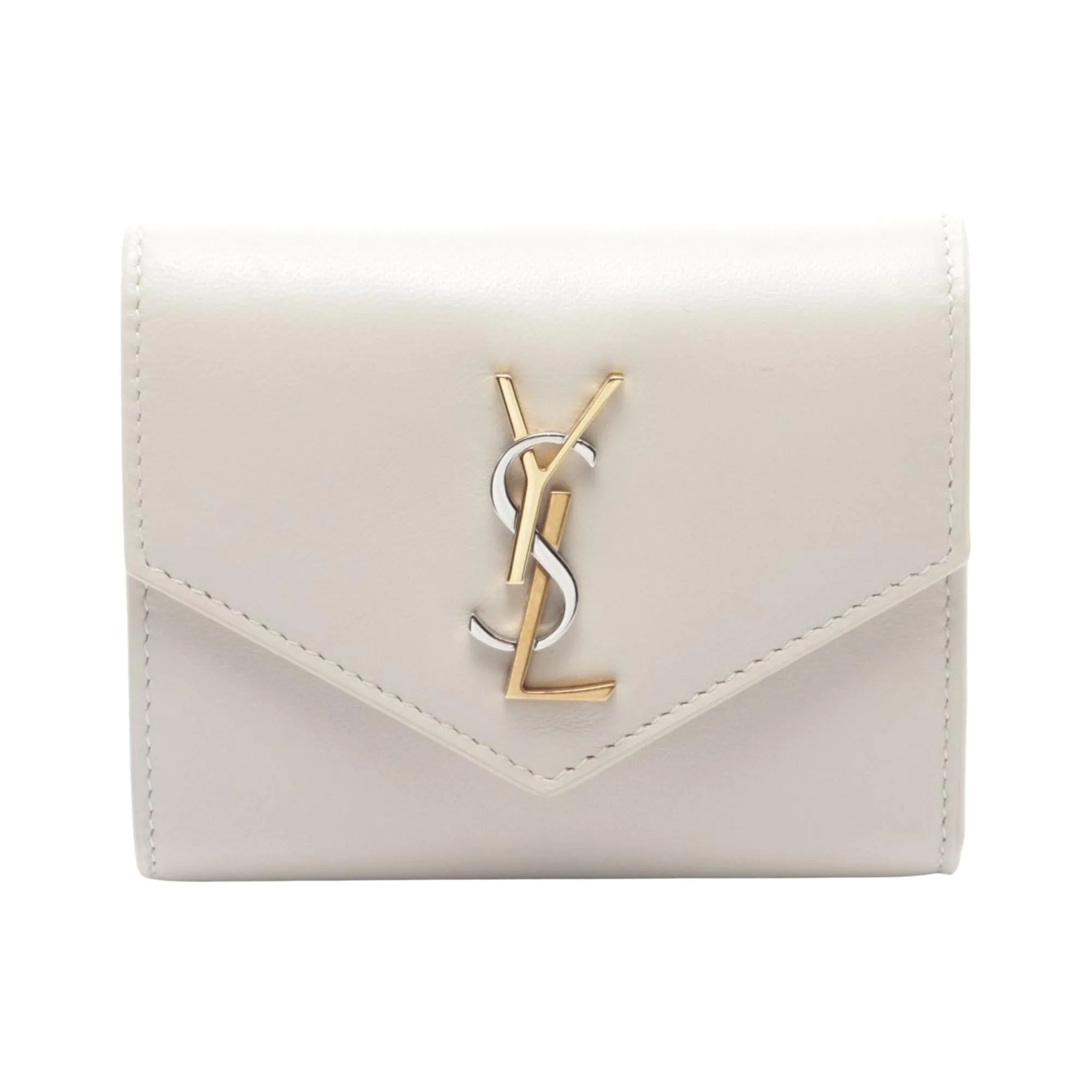 Saint Laurent White Leather Accessories