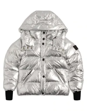SAM.<br>GIRLS SHIMMER ELSA GUNMETAL