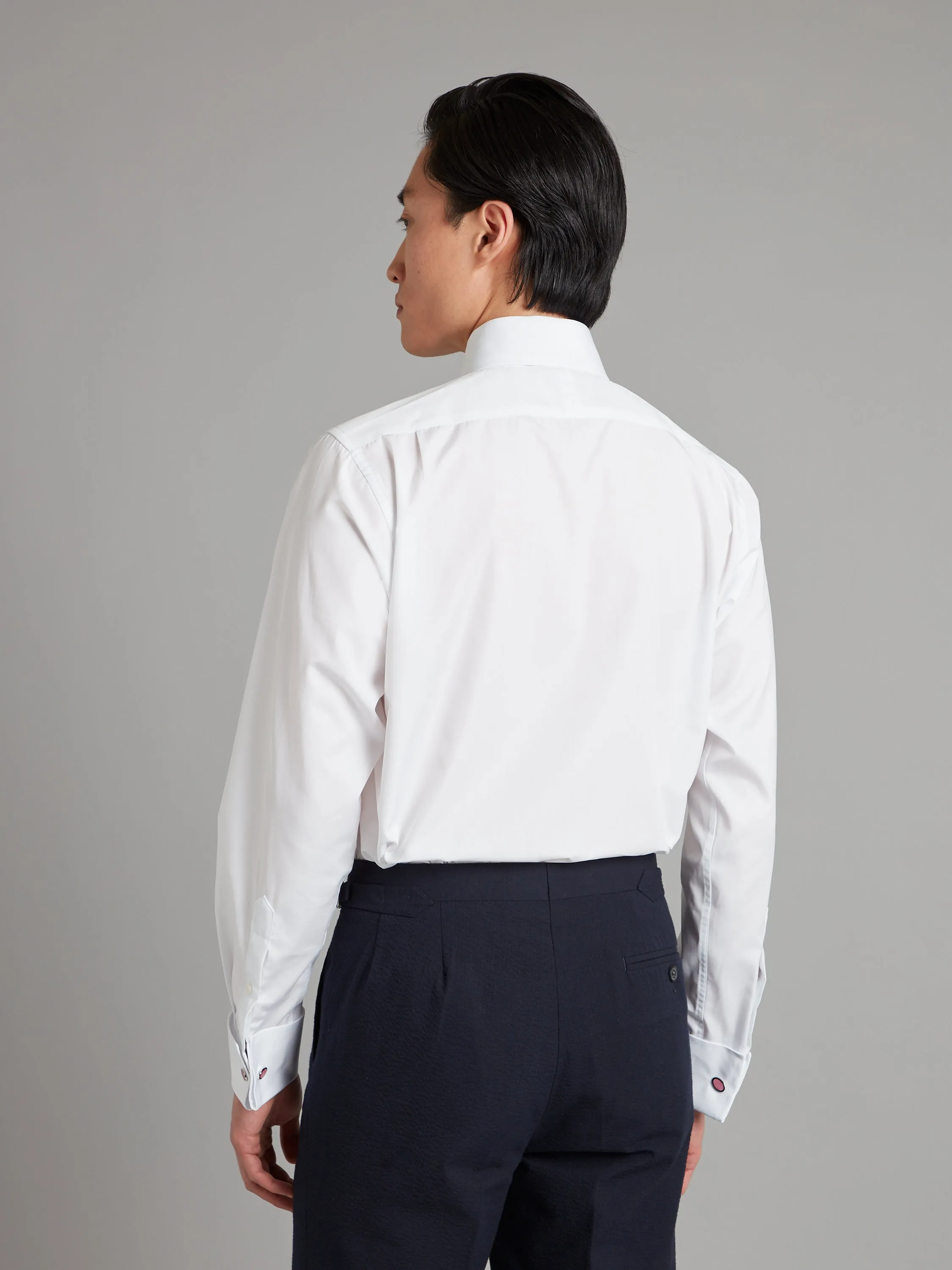 Sea Island Cotton Shirt - White