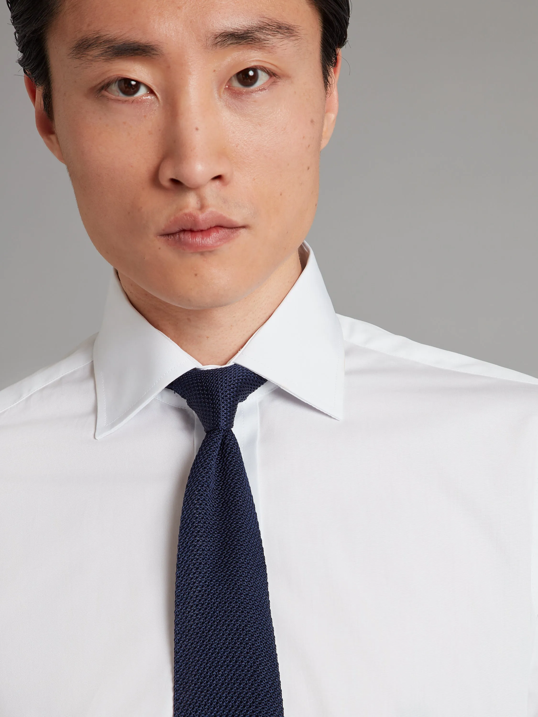 Sea Island Cotton Shirt - White