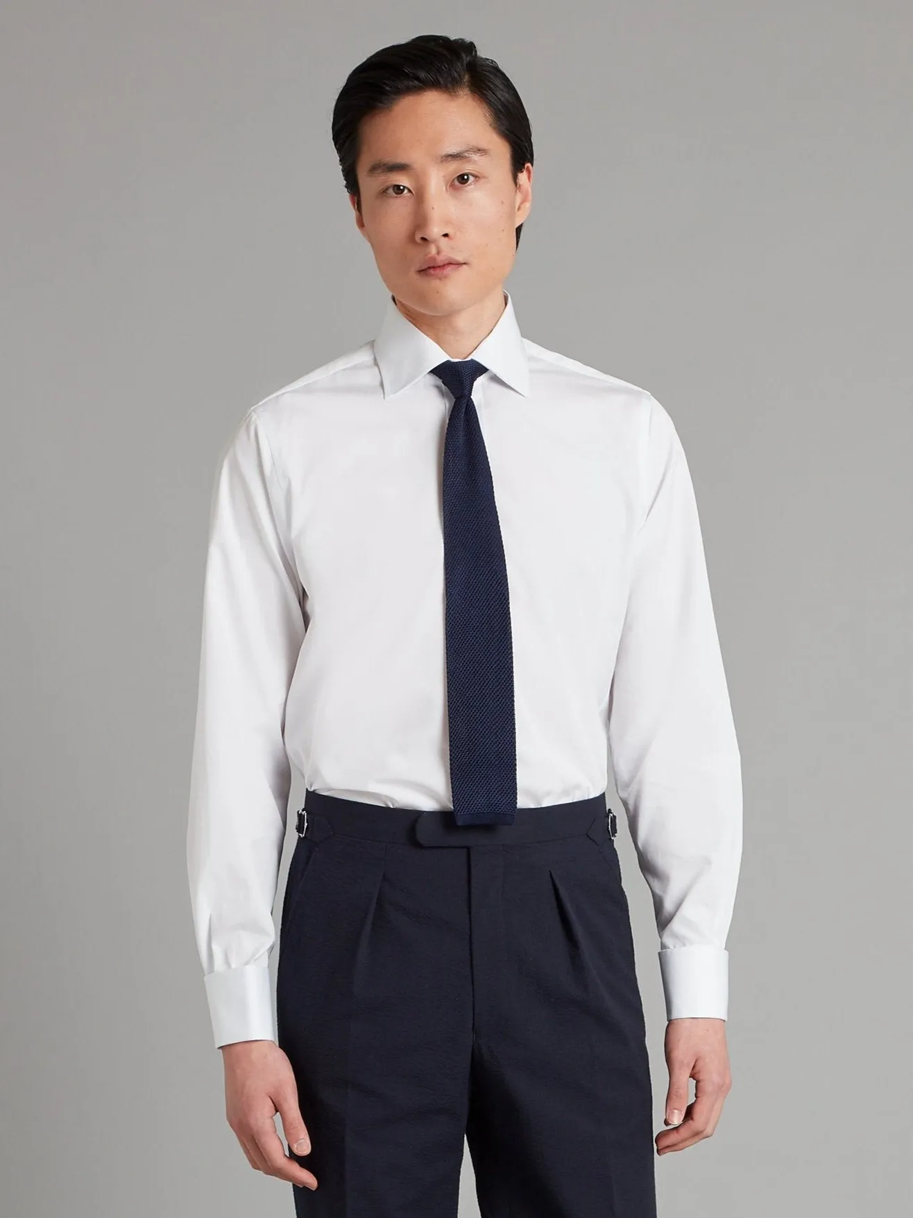 Sea Island Cotton Shirt - White
