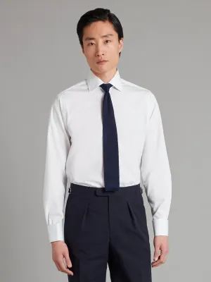 Sea Island Cotton Shirt - White