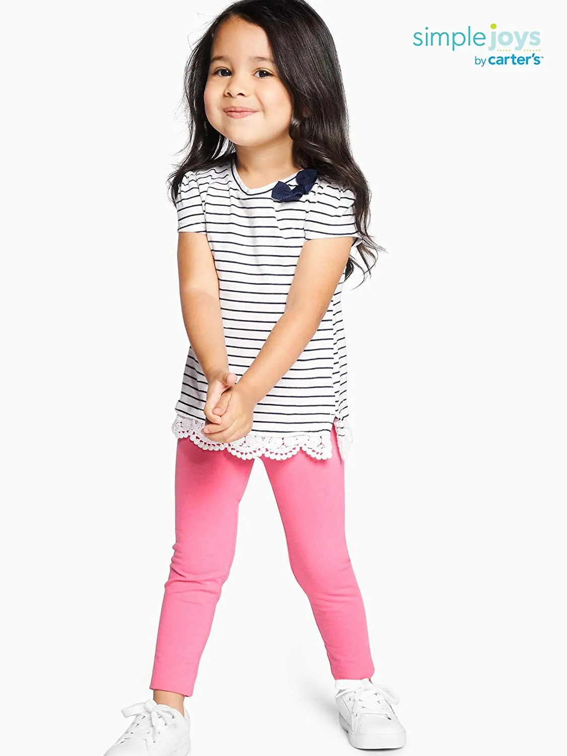 Simple Joys by Carter's Toddler Girls' 3-Pack Short-Sleeve Shirts and Tops