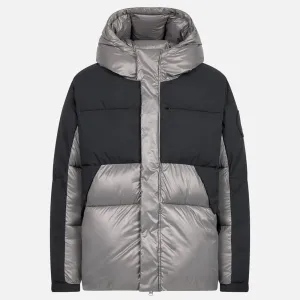 Unisex Luma Hooded Puffer Jacket Black /mid Grey