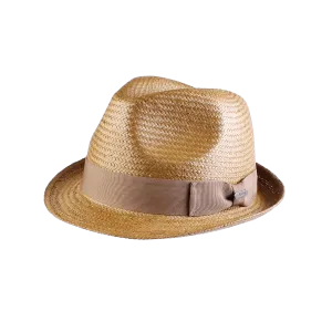Wigens Trilby Hat in Paper Straw with Grosgrain Band
