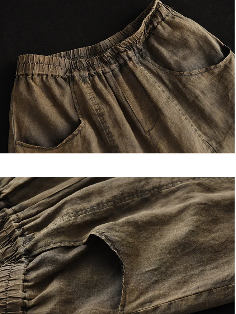 Women's Adjustable & Perfect Back Pocket Loose  Bottom