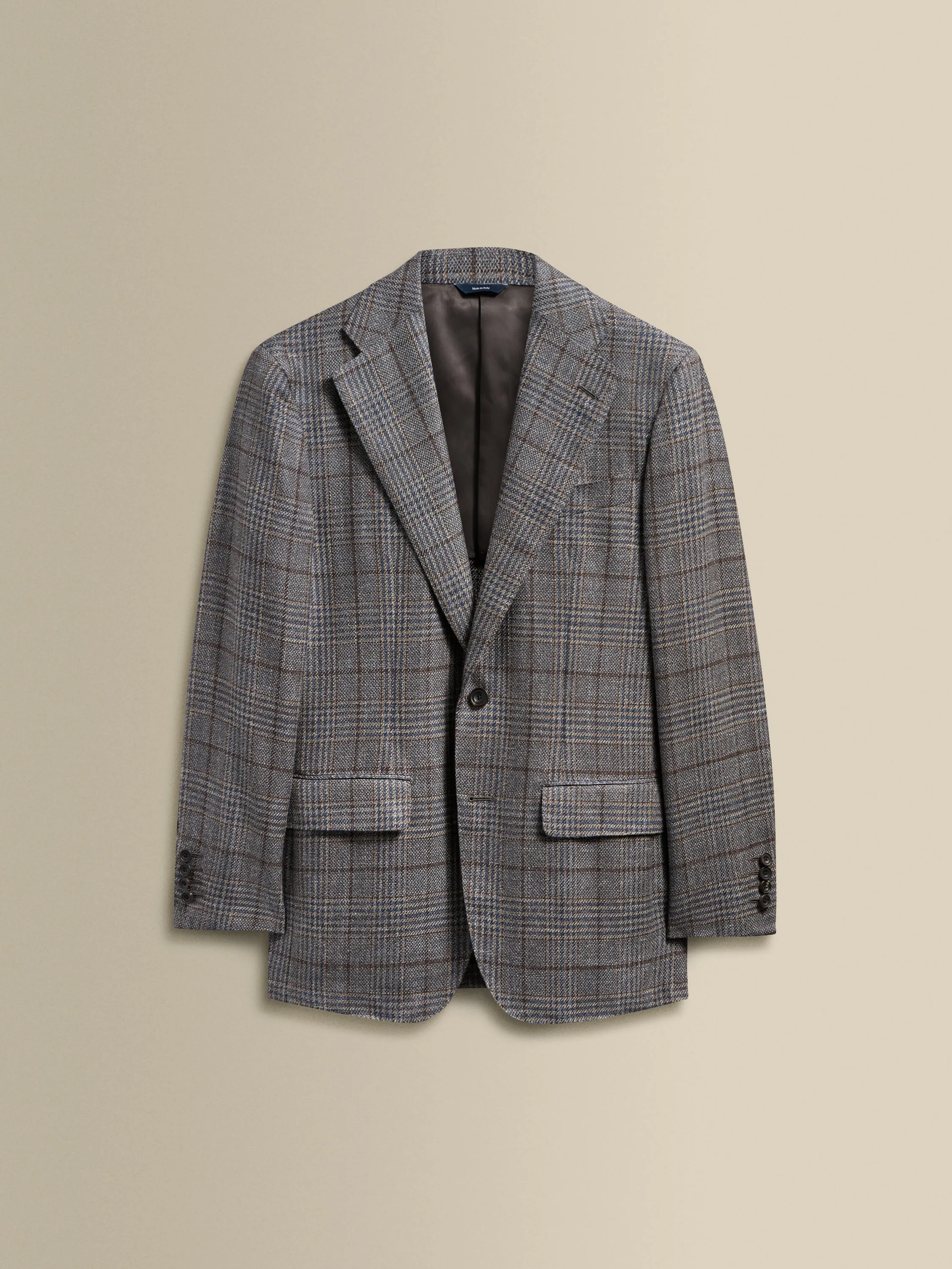 Wool Unstructured Single Breasted Jacket